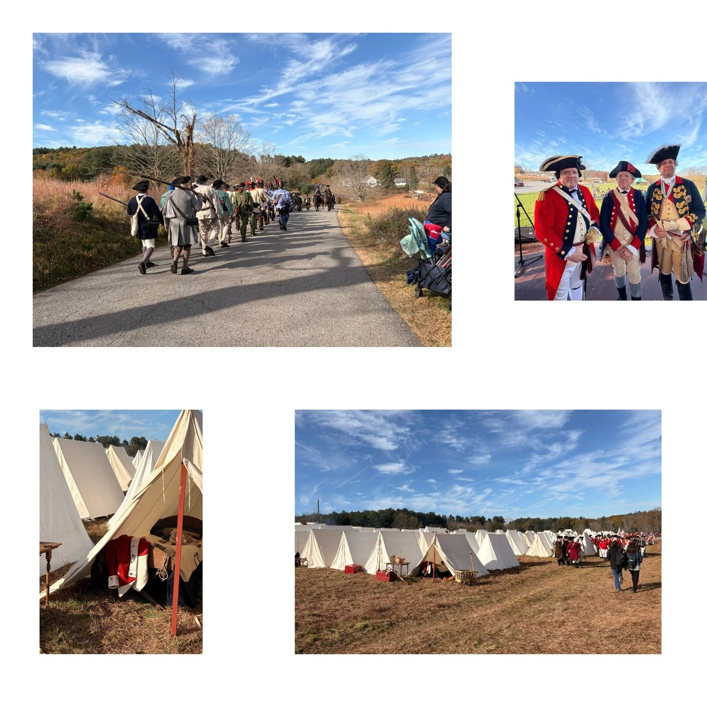 Rev250 at Ward Pound Ridge was unlike anything I have ever experienced in my life. Over 1000 historic reenactors, all in costume. Rows of cloth tents, smoke from cooking fires, horses, canons and muskets. The enormous amount of work that went into th
