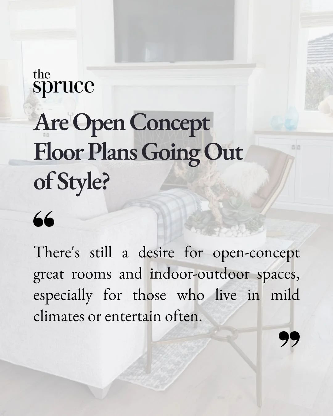 Are open concept floor plans a thing of the past? While they aren&rsquo;t totally &ldquo;out&rdquo; the concept is starting to shift, thanks to the pandemic and the need for individualized spaces. Check out the article to learn more, and thank you fo
