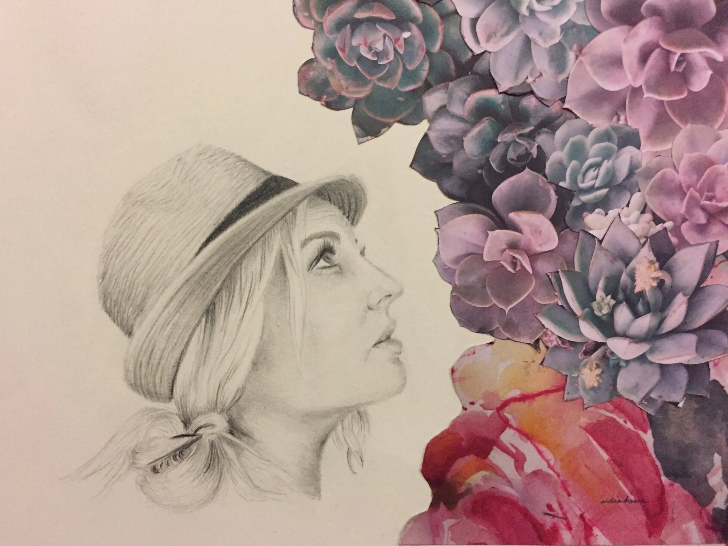 India Hearn Mixed Media - Christina 