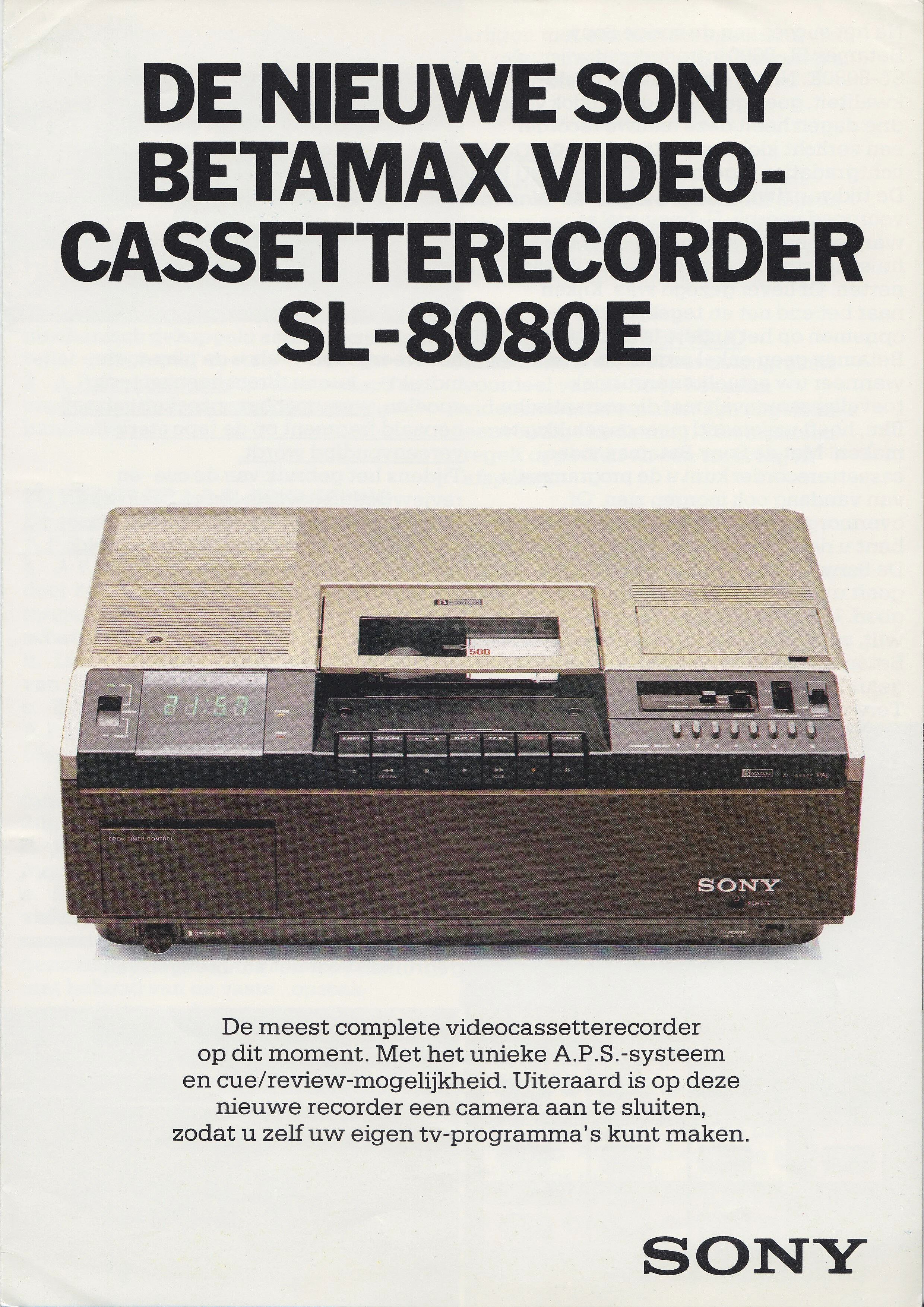 Sony SL8080 betamax (1979)