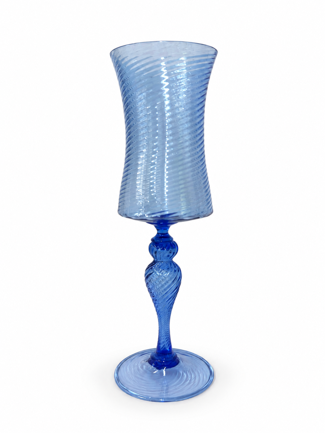 Ornate Blue Spiral Glass Goblet.png