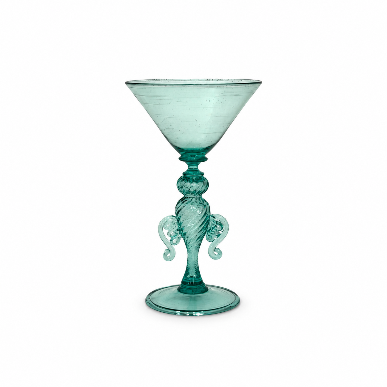 Teal Venetian Glass Goblet.png