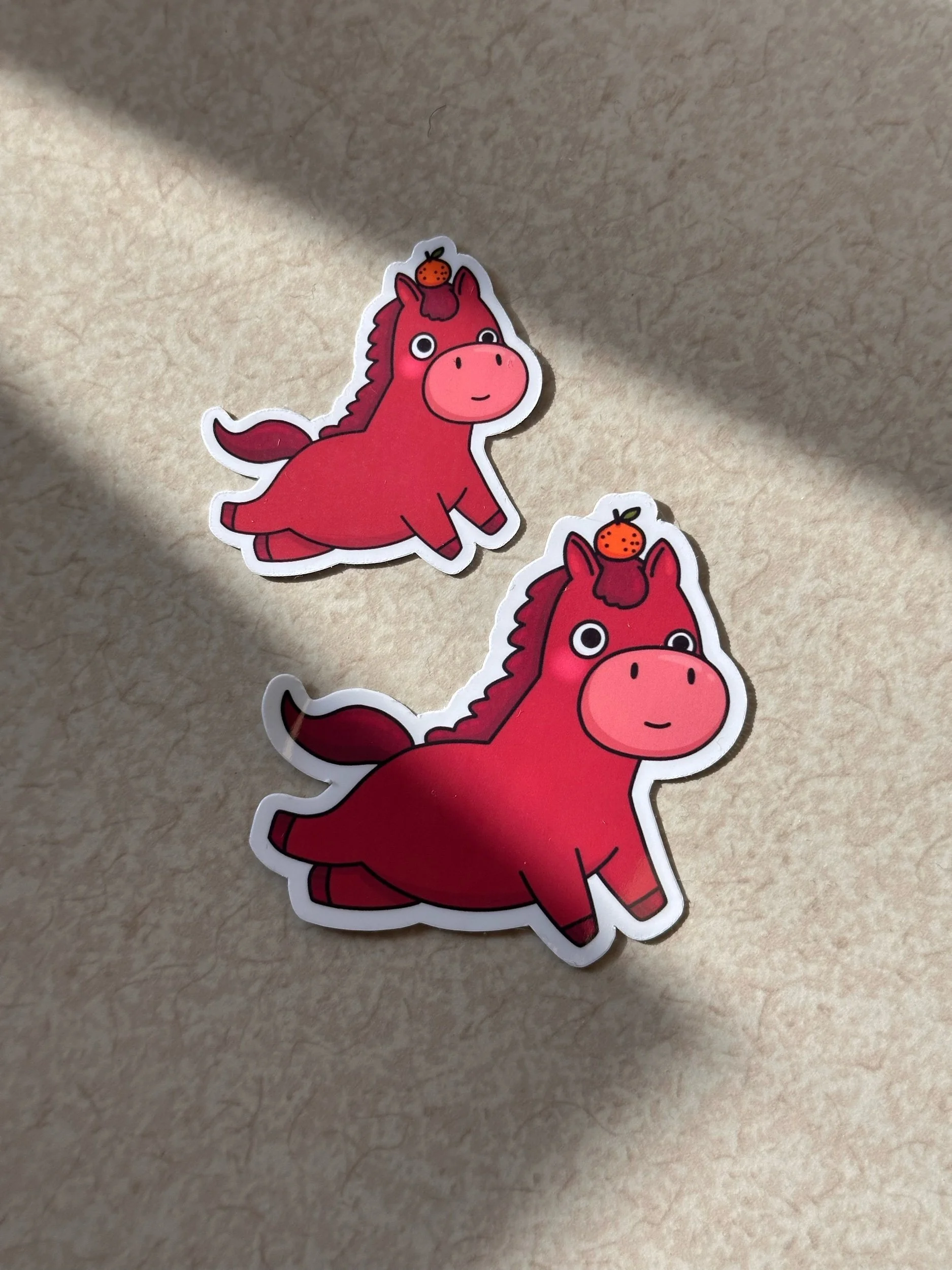 Lucky Horse Sticker