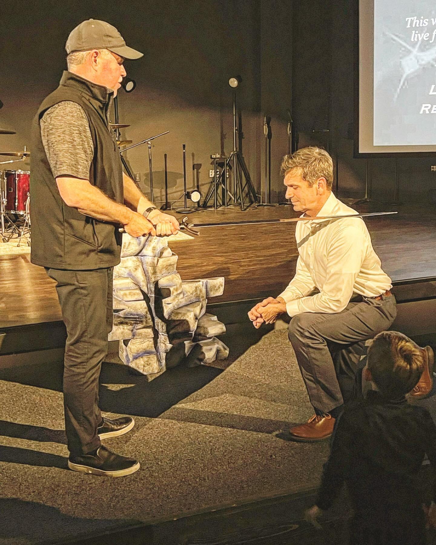 Completed the Quest for Authentic Manhood course. It was 6 months of unpacking my past and mapping a clear vision for my future.  Jace got to witness the &ldquo;Knighting&rdquo; ceremony.  Very encouraging!