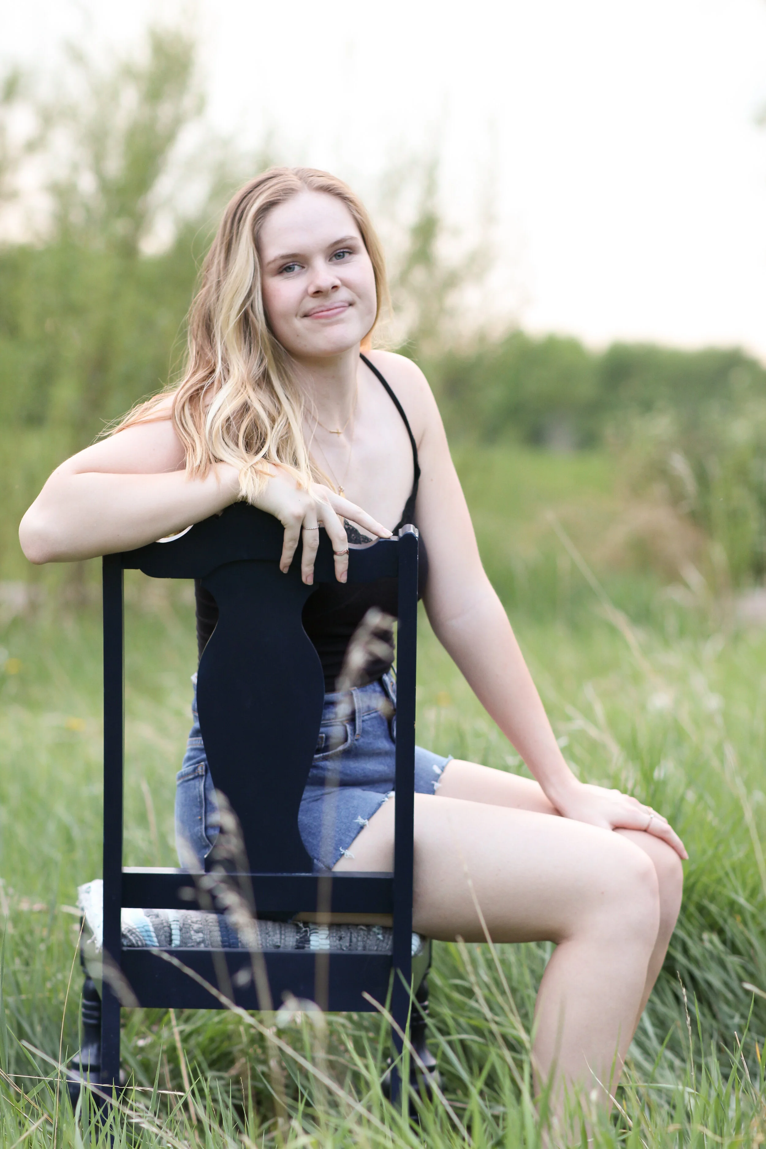 Navy Blue Chair