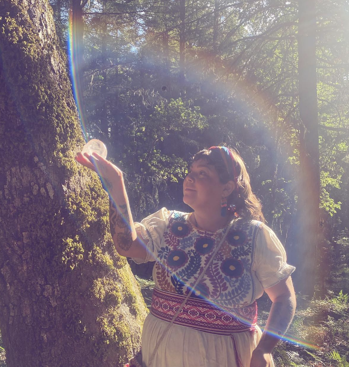 Madre Jaguar is a Reiki Master, Shamanic Healer, Clairvoyant, Tarot Reader, Teacher, Birth Doula and Intuitive Artist.
