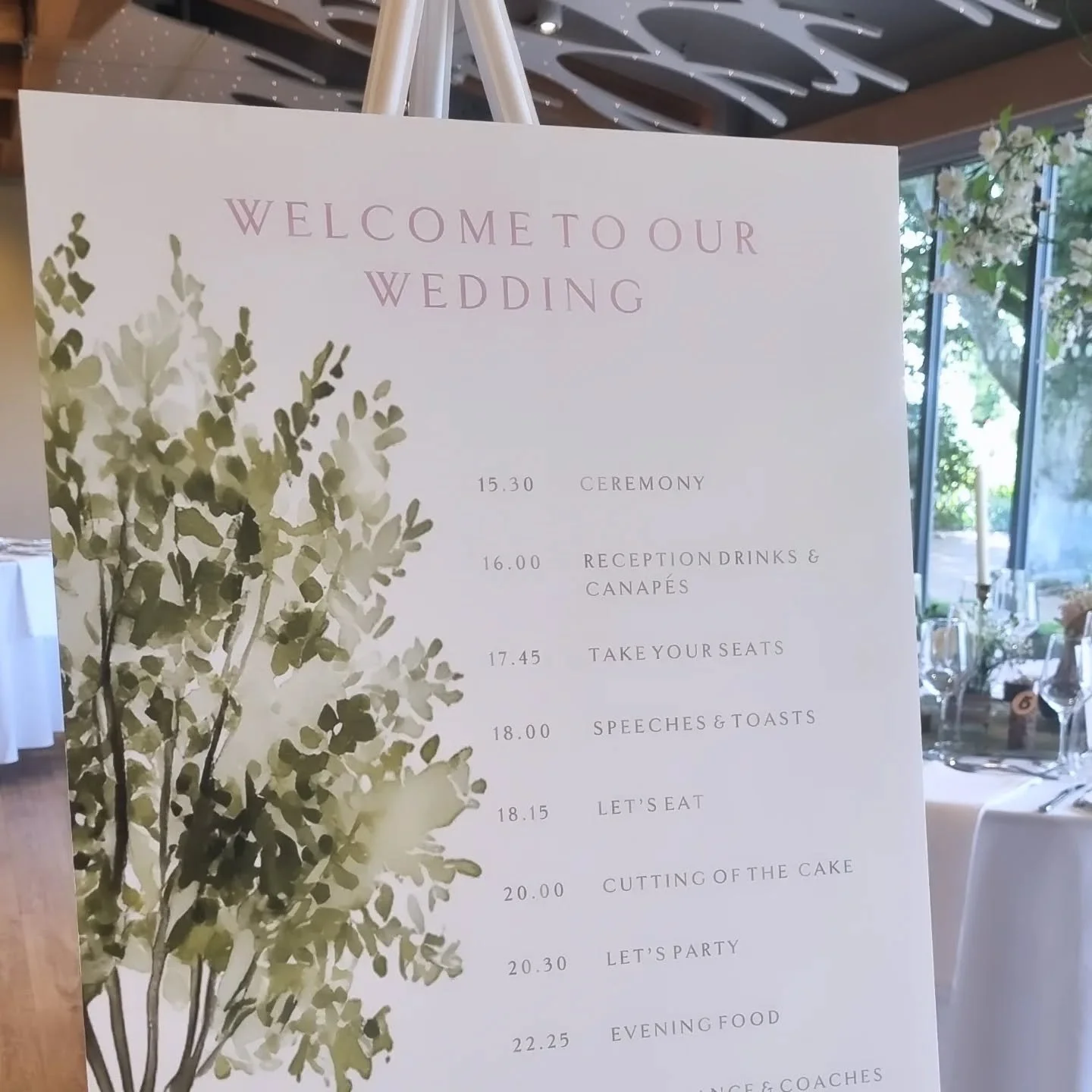 Many congratulations to Sophie and Jake who tied the knot yesterday at @lamareestate. Lots green and earthy tones with various tree and leaf designs on their reception stationey  fitting the setting perfectly. Wishing you all the best and I hope you