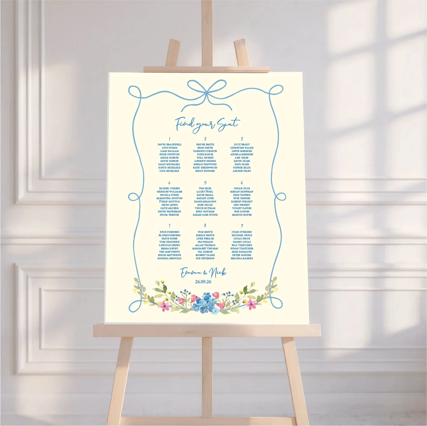 Cream bow border with flowers seating plan copy-100.jpg