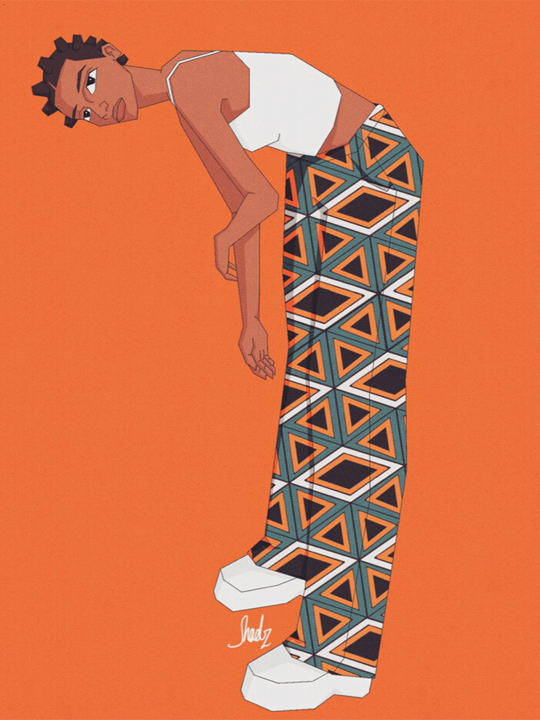 Ankara Aesthetics in Orange