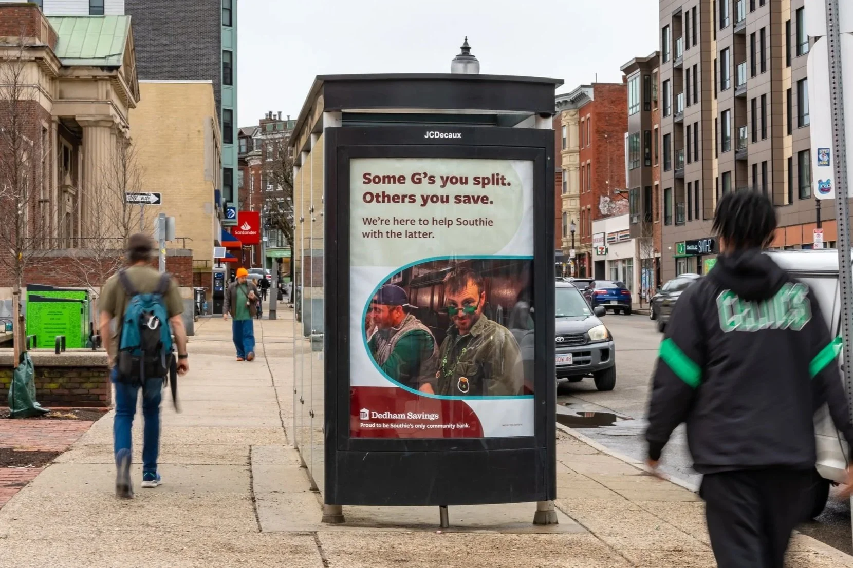 Annual Southie St. Patty's Day Parade Route Bus Shelters 