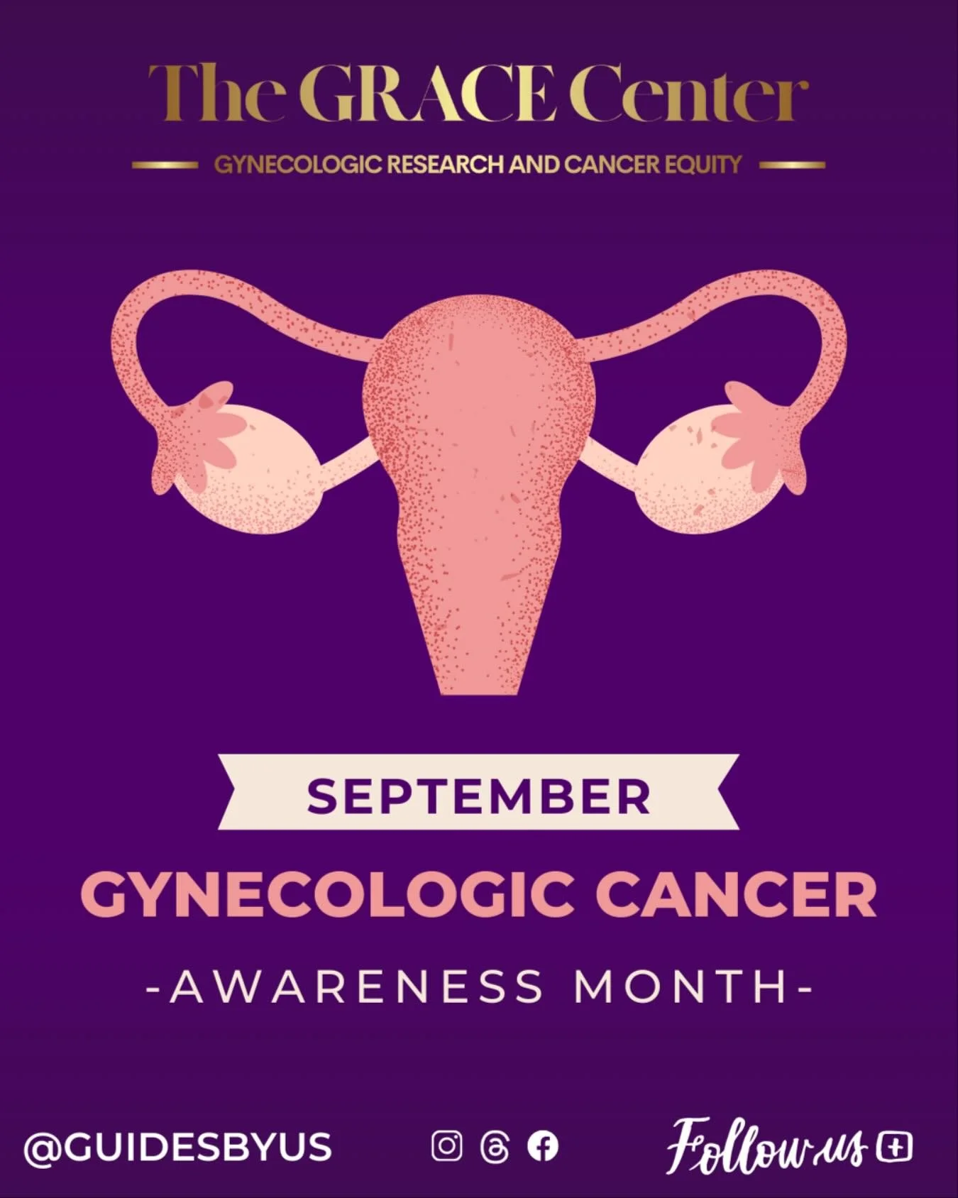 It’s September! It’s Gynecologic Cancer Awareness Month! 💜
Here at GUIDES BY US we created educational content focused on endometrial (uterine) cancer. This work was created from focus groups, community consultants, and research from th