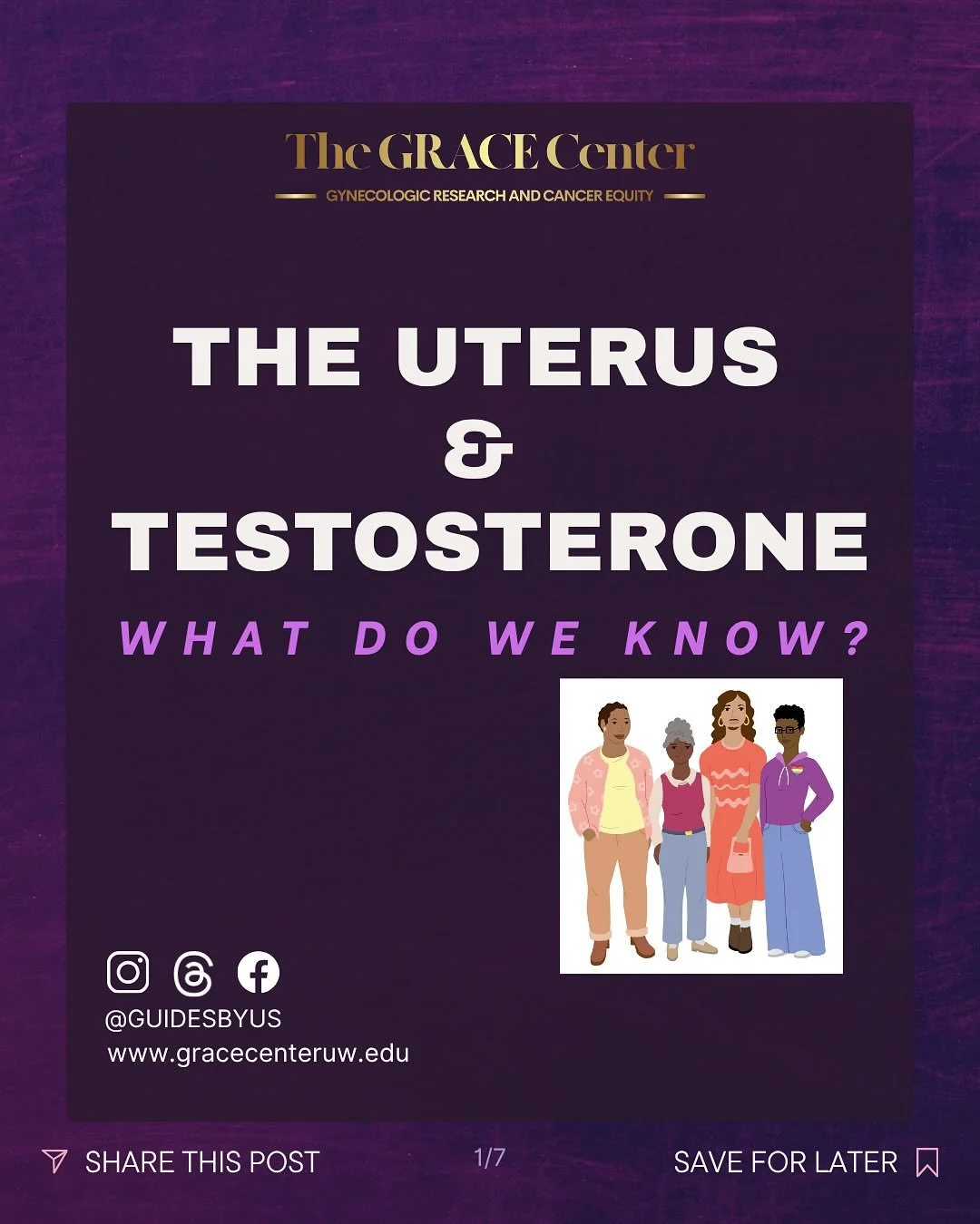 Following our previous post, it’s important to know how the use of endogenous testosterone (T) impacts the uterus and what’s the connection to endometrial cancer. 
TDRL: There’s few studies connecting all three. However, if you sta