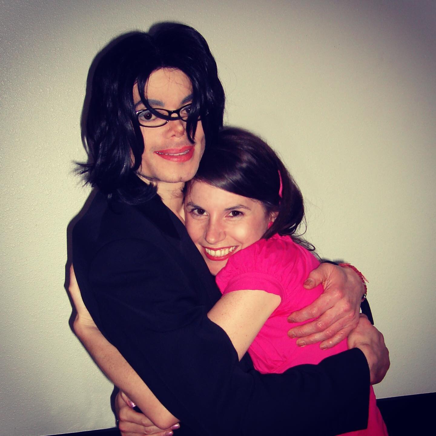 Michael&rsquo;s favourite photo of us together: Locked in a tight embrace, inside a studio at CenterStaging in Burbank, April 2009. Read about my visit with Michael that day in my new memoir, &lsquo;A real-life fairy tale: Michael Jackson and me.&rsq