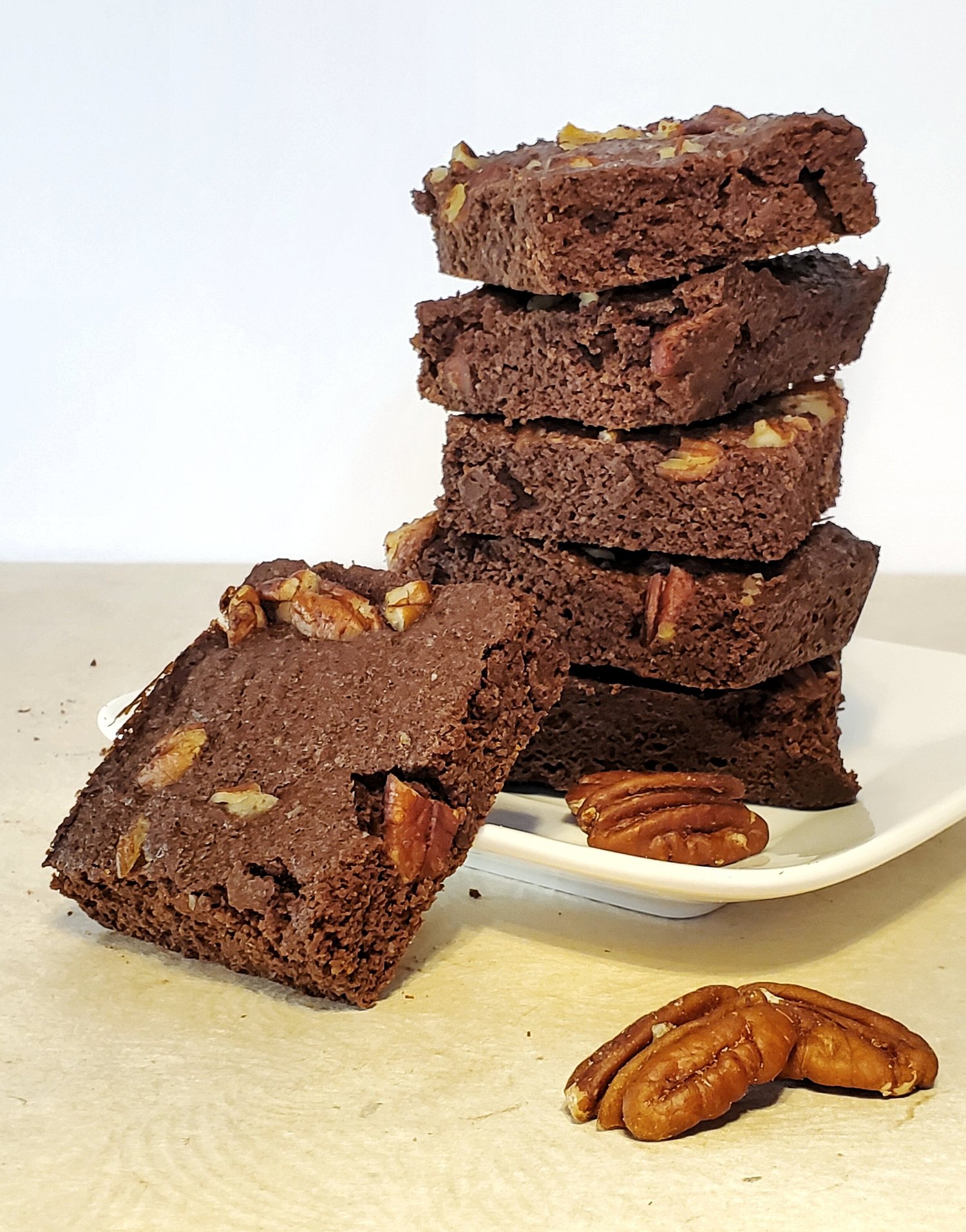 Keto Salted Caramel Pecan Brownies Keto Salted Caramel Pecan Brownies