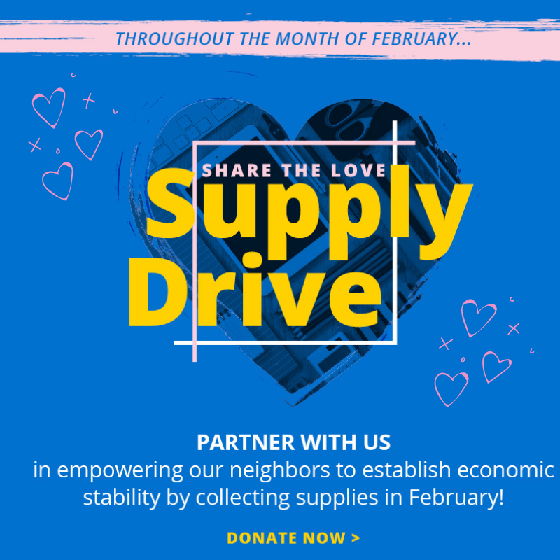 Share the Love Supply Drive!