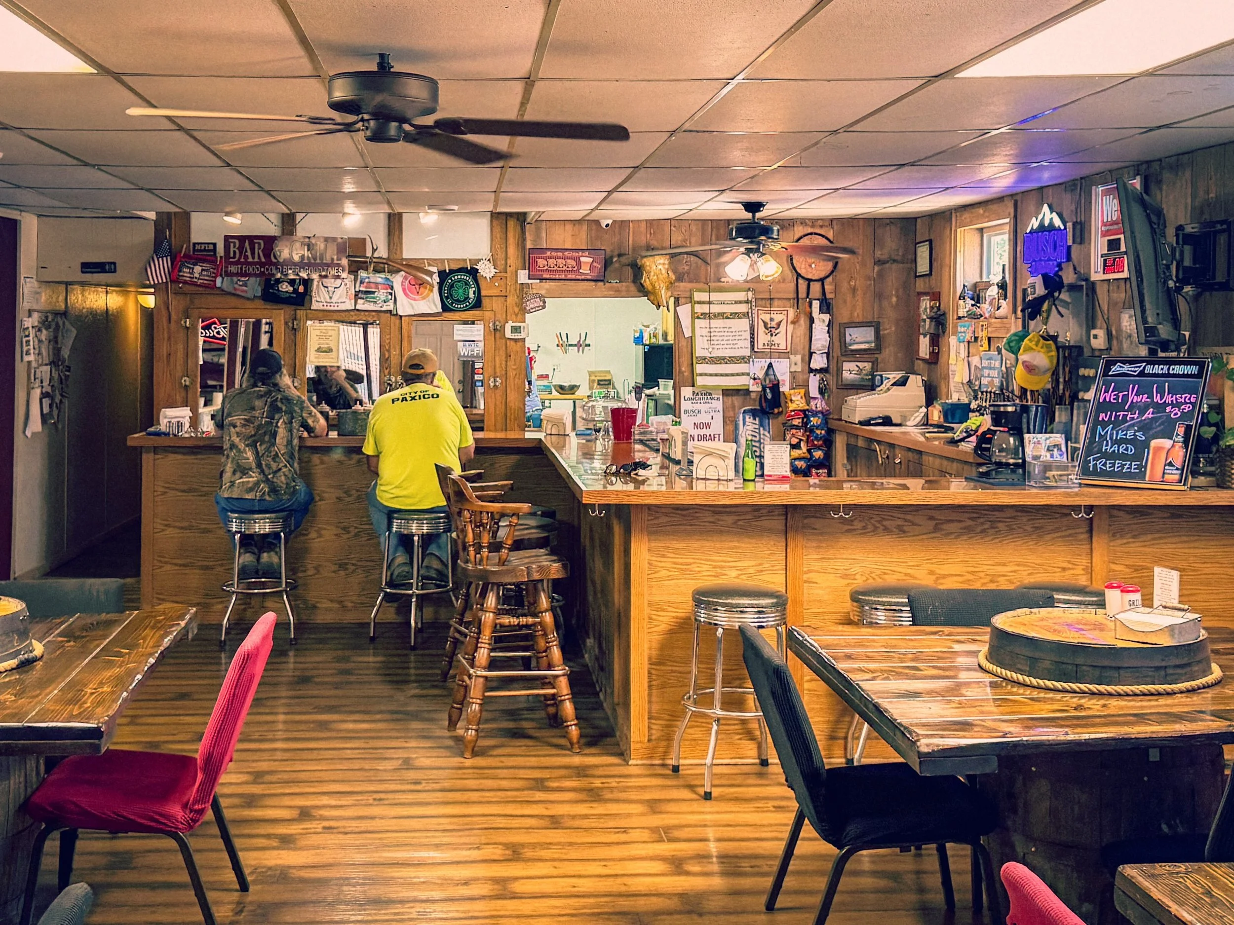Glad my line of work involves lunch meetings in small town saloons. 

#flinthills #kansaslife