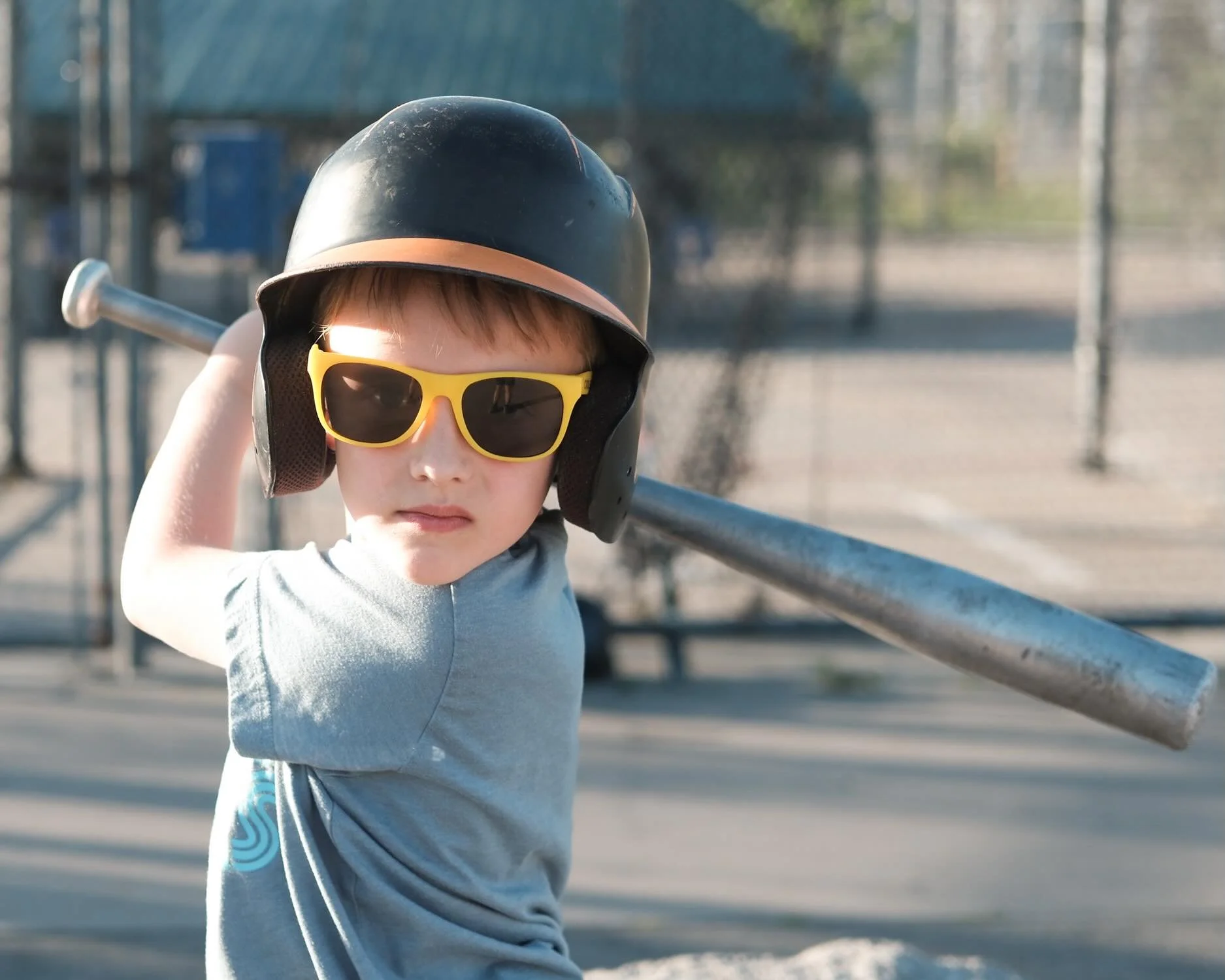 School is out and summer is here! After a busy morning at the farmers market, the kids hit the pool for opening day and we enjoyed a pleasant evening of practice swings, mini-golf, and baby geese.