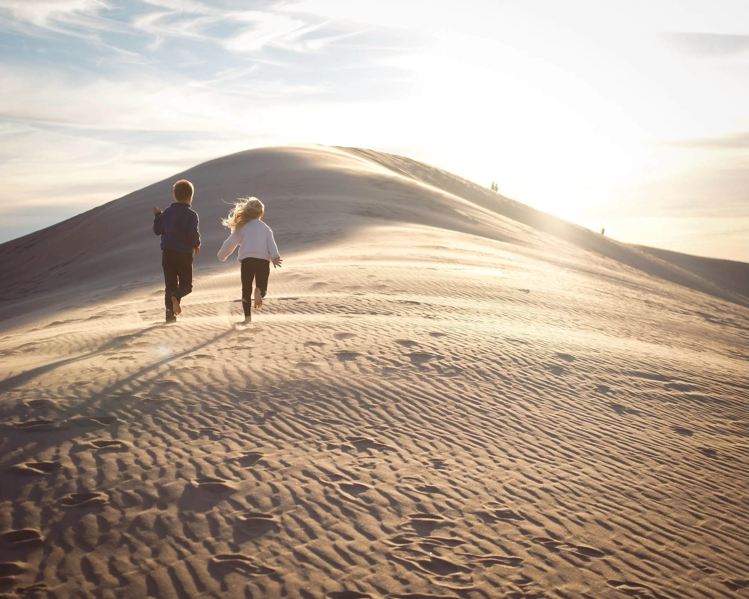 The kids never wanted to leave these breathtaking dunes along Lake Michigan.