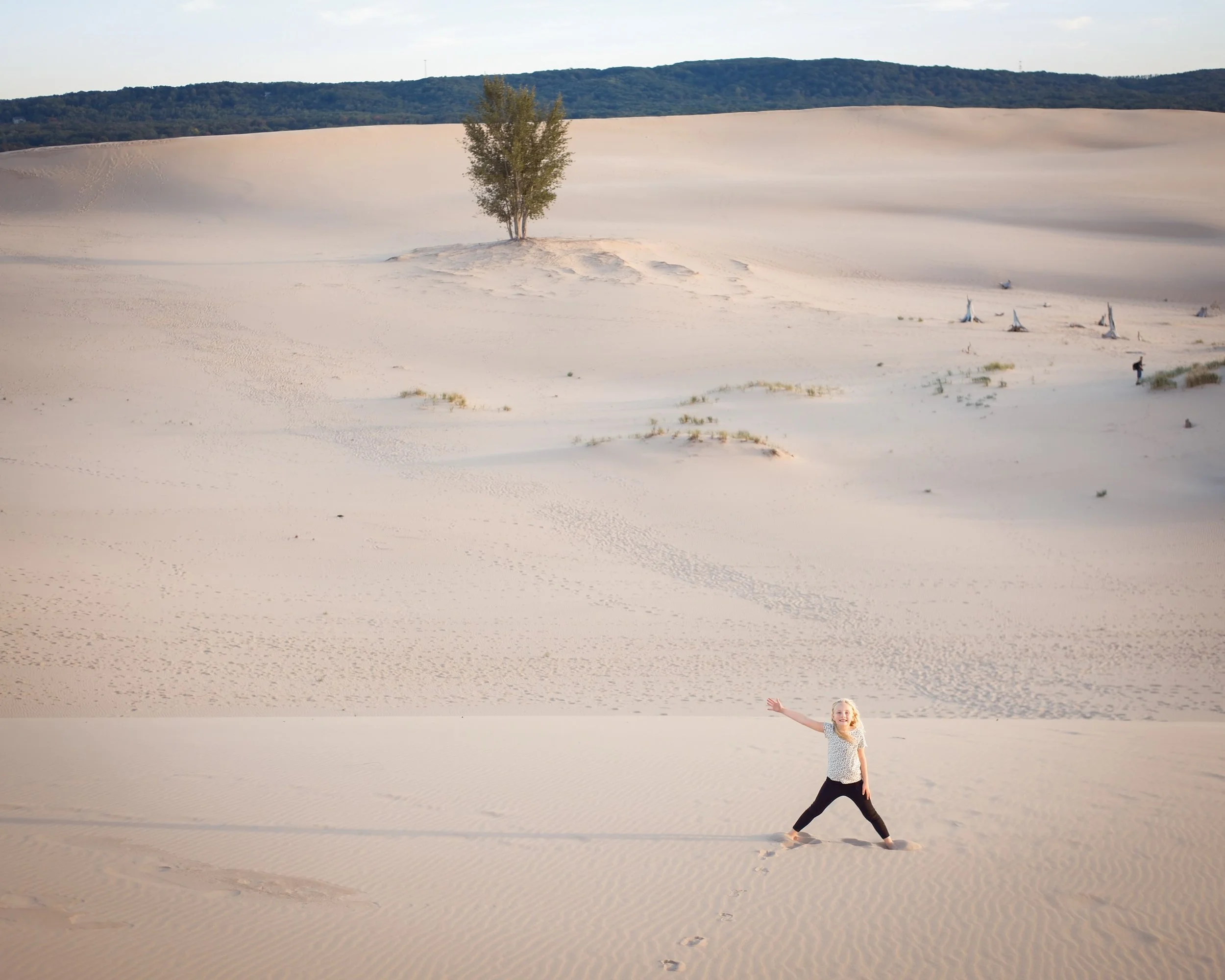 Thanks to glaciers, wind, and time for shaping such a stunning landscape&mdash;and giving us a place to play in the sand. With the exception of a dune buggy whizzing by and someone shooting a music video from the roof of their Jeep, we almost had the