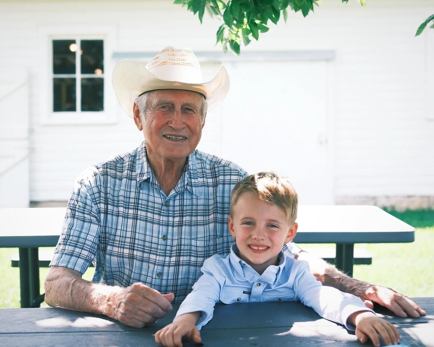 Ron and Thomas Klataske at Pioneer Bluffs