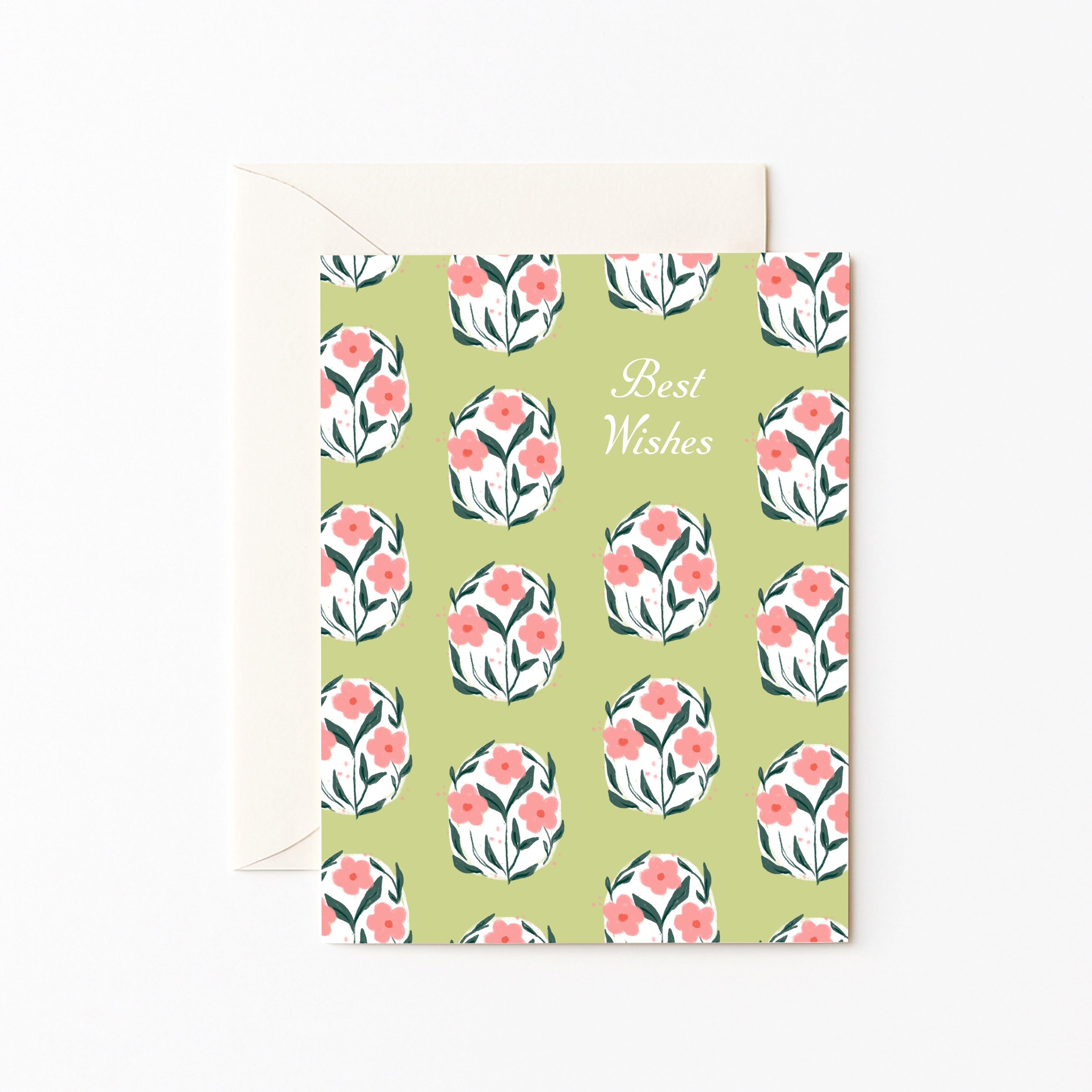 Best Wishes Block Print