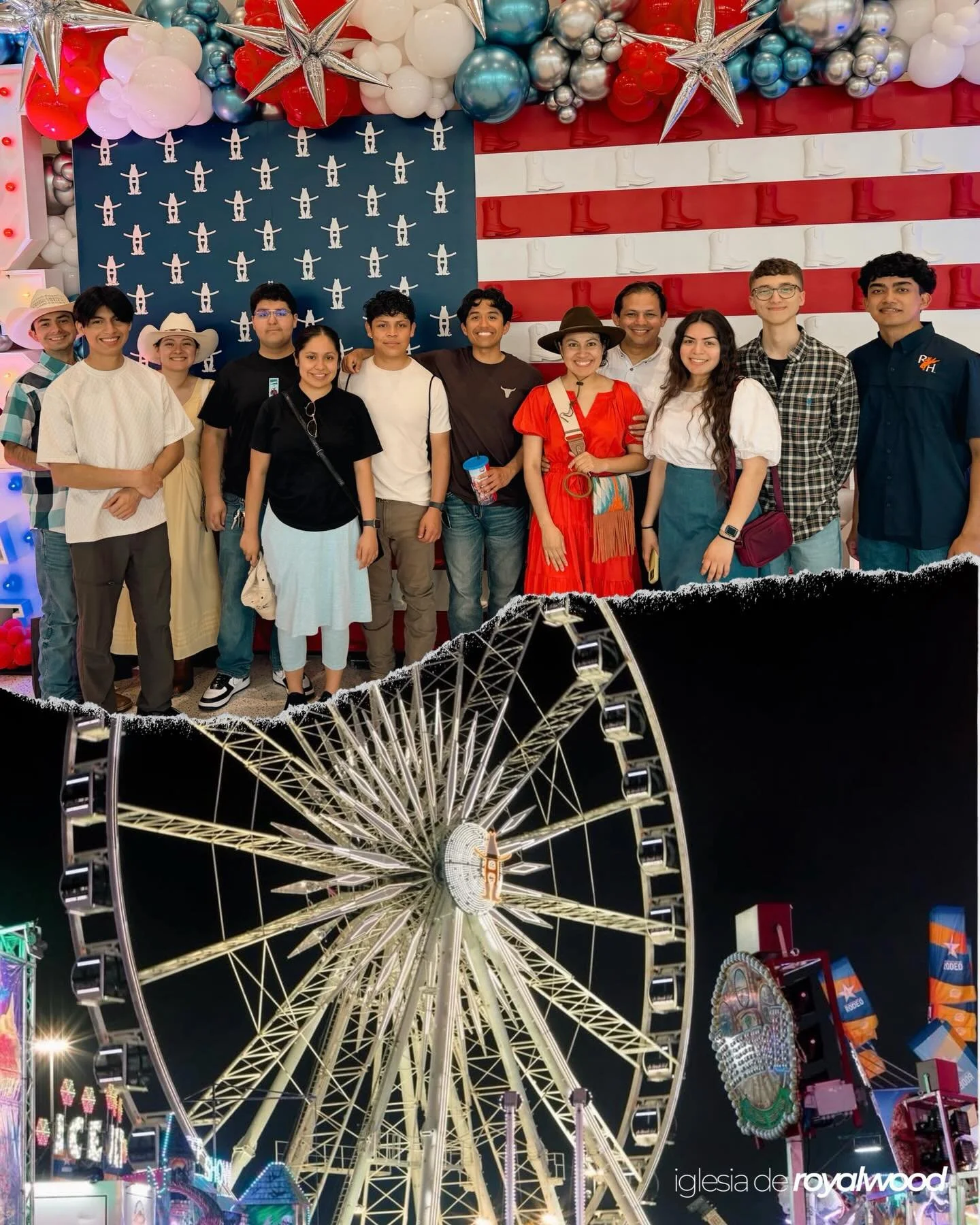 Awesome time with our young people at the Houston Rodeo! 🤠

&iexcl;Excelente tiempo con nuestros j&oacute;venes en el Rodeo de Houston!