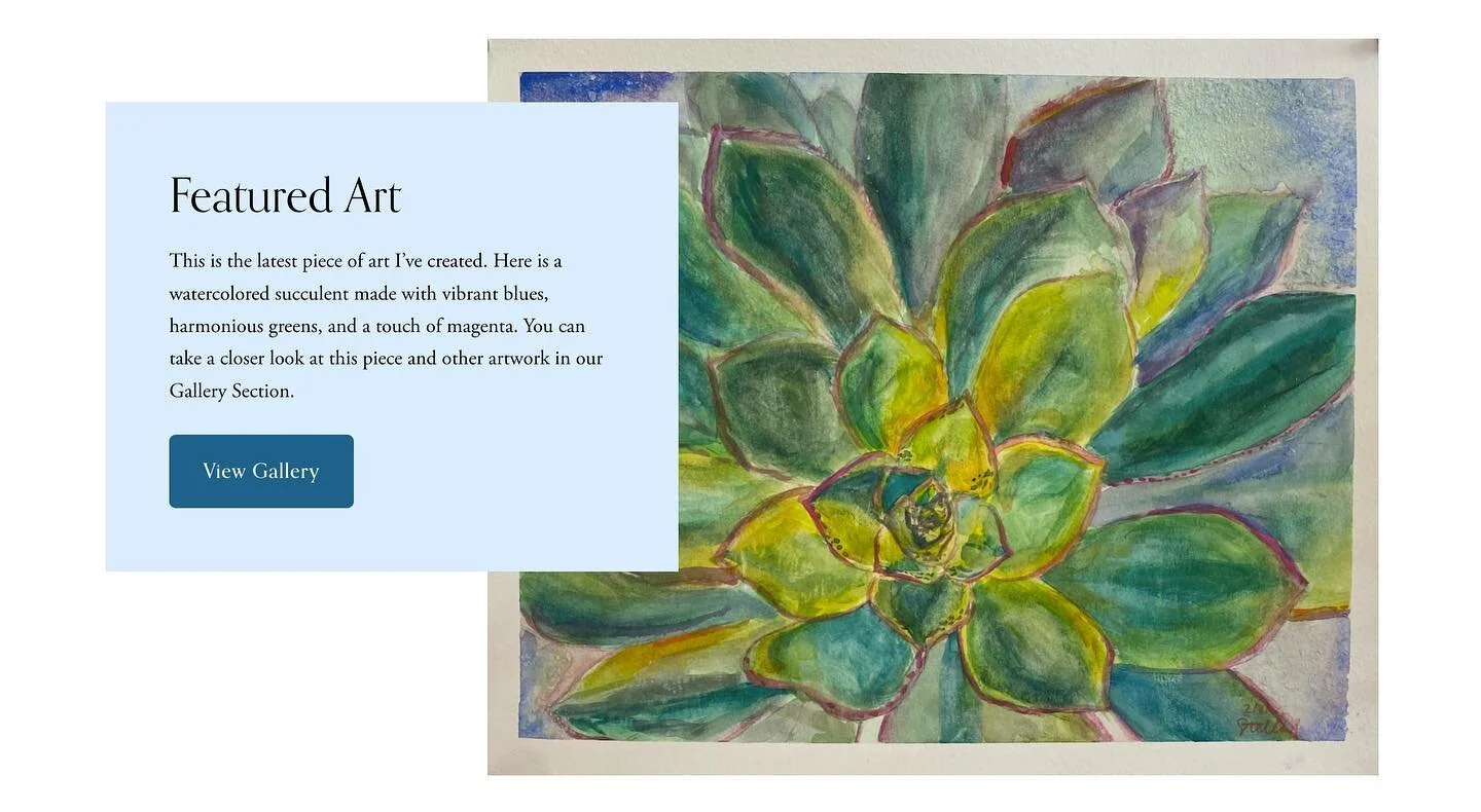 The latest update to the Art for Mental Health Website is the new featured section on our Home Page! Check out my latest piece through the website link in bio. Looking forward to featuring new blogs, artwork, and art at home projects! 💙💚🎨