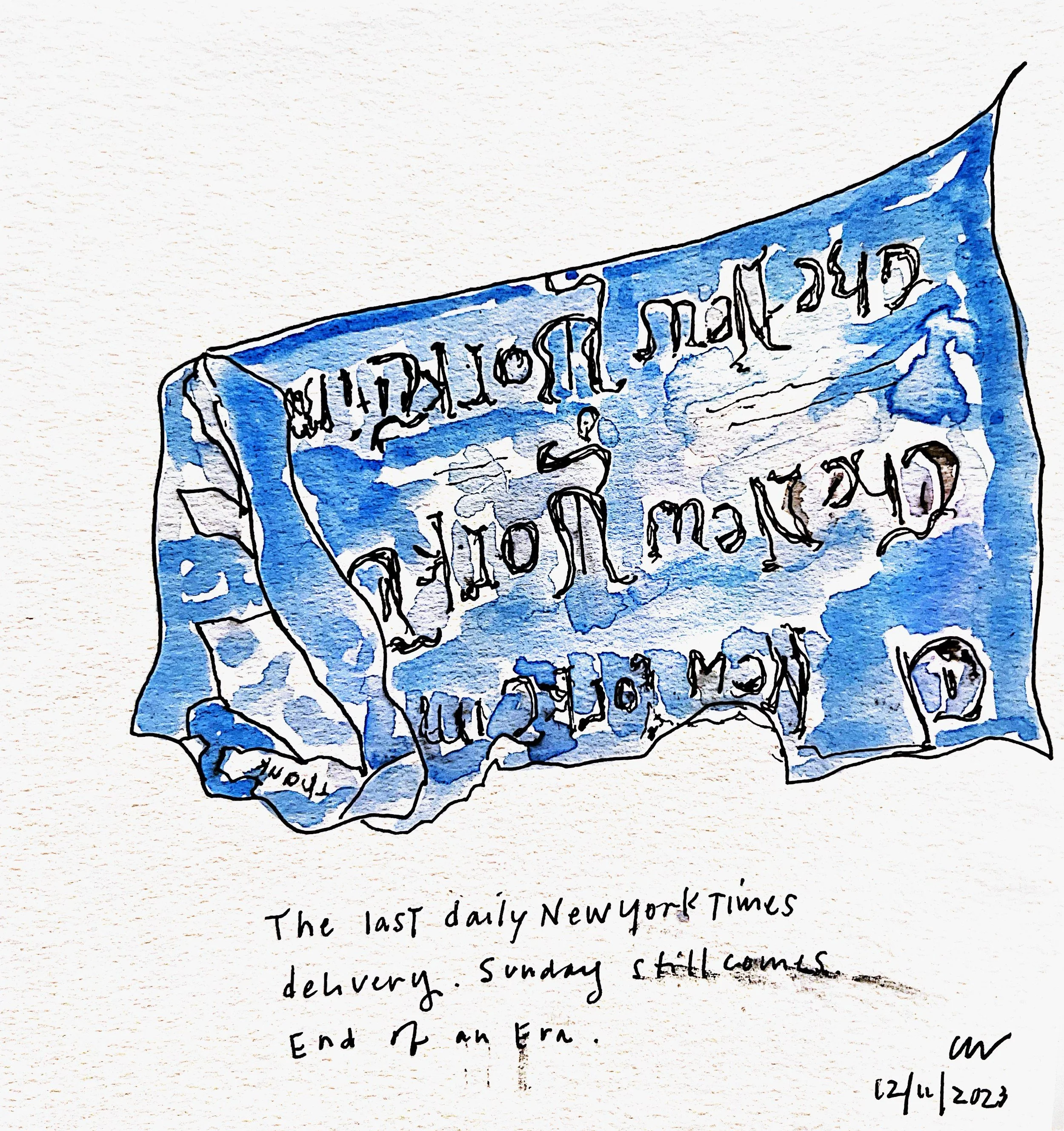 2023 12 11 the last weekday New York Times delivery end of an era letting go 2023-12-14 23.09.45_1.jpg