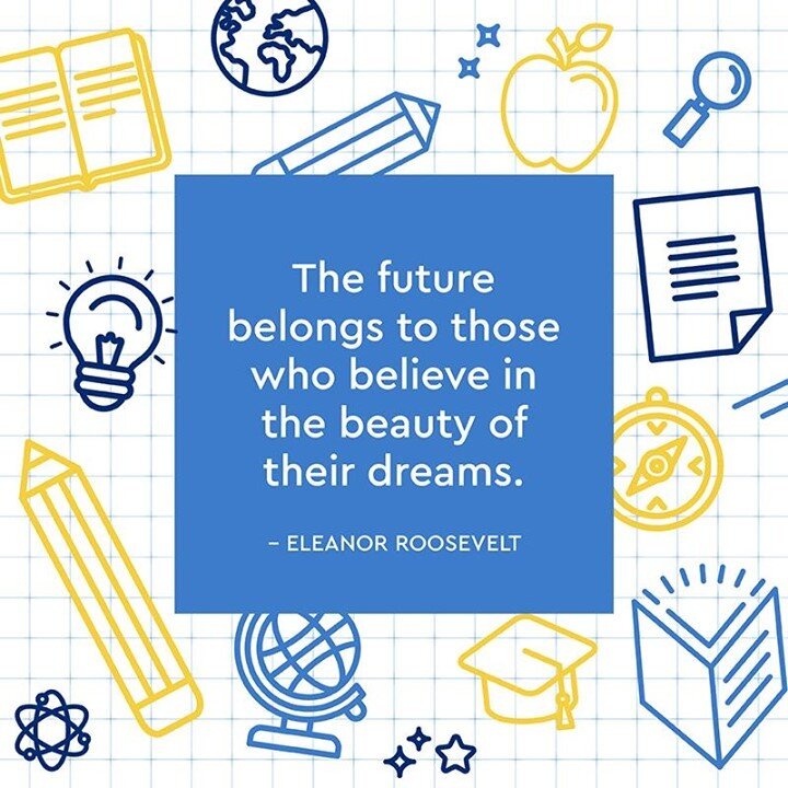 As we take a break from school, don&rsquo;t forget your dreams! Use these holidays to hone in on how you can reach them. Then, when your back at school, get to work achieving them!
