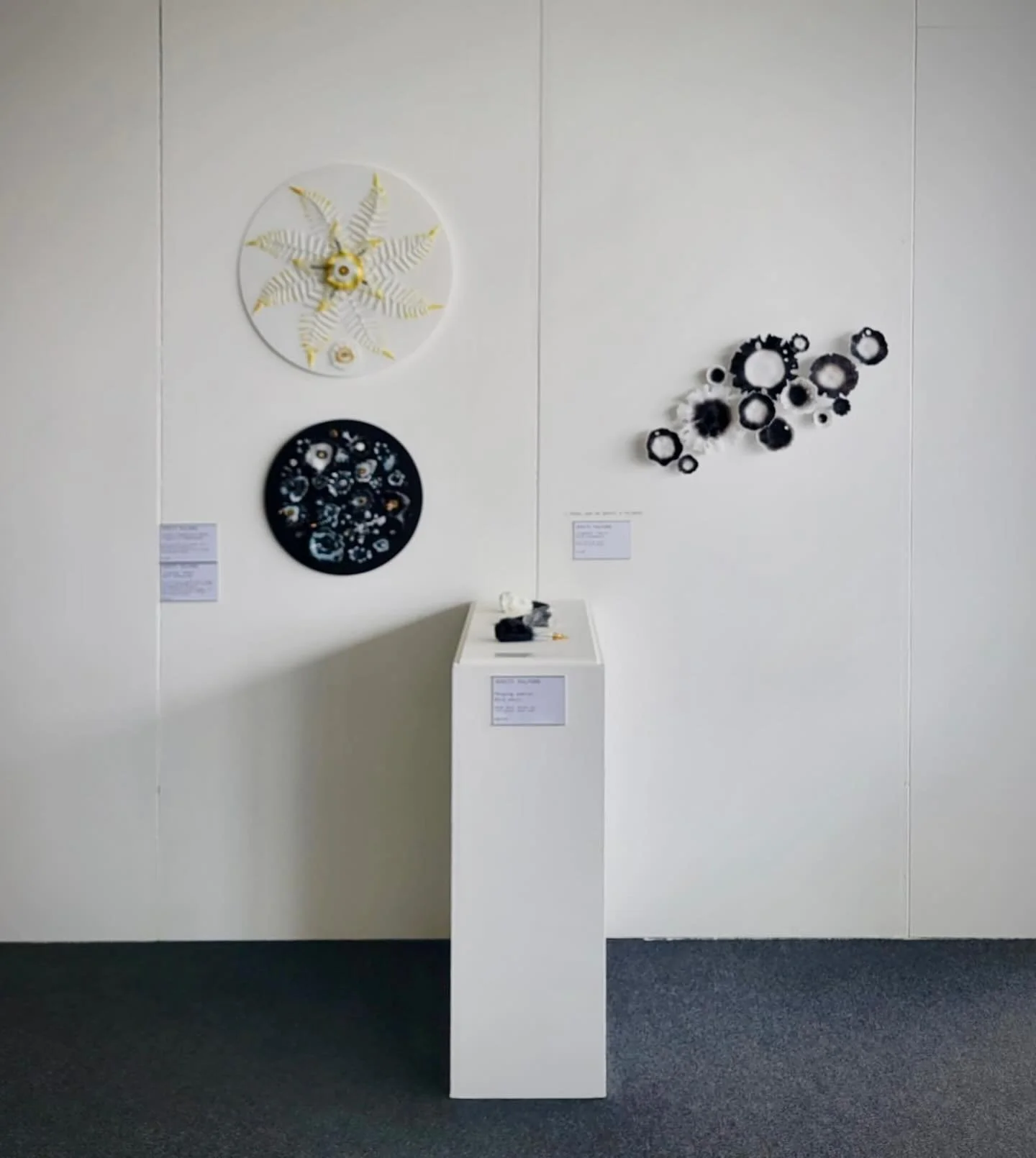 Here is the work which is on display at The National Eisteddfod of Wales for which I have been awarded the Gold Medal for Craft and Design @yllecelf 
Thanks to Bev for a great pic 🫶
Thank you so very much for all your beautiful and loving messages o