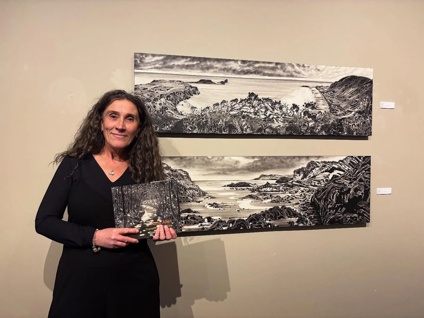 So very proud of my beautiful friend @katie.allen.artist 
Her new exhibition @ffinyparcgallery is completely stunning. Her new charcoal work is sublime, atmospheric, subtle and completely magical. What a talented and beautiful soul- so proud to be yo