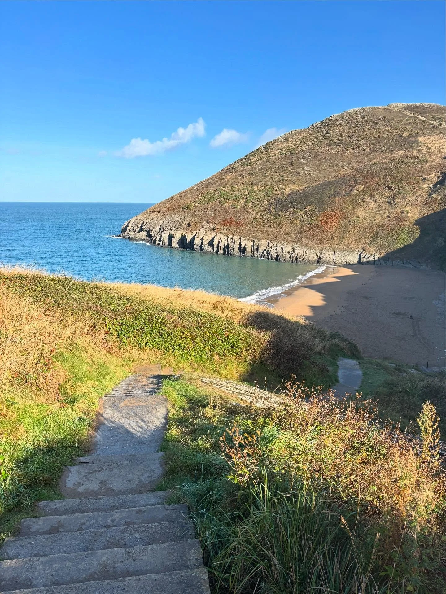 My last swim in Mwnt before I leave.
What a truly wonderful time I&rsquo;ve had making new friends and deepening already made friendships. Meeting people who are moved by my work, so much support and love. Good energies all around 🫶 
Thank you @craf
