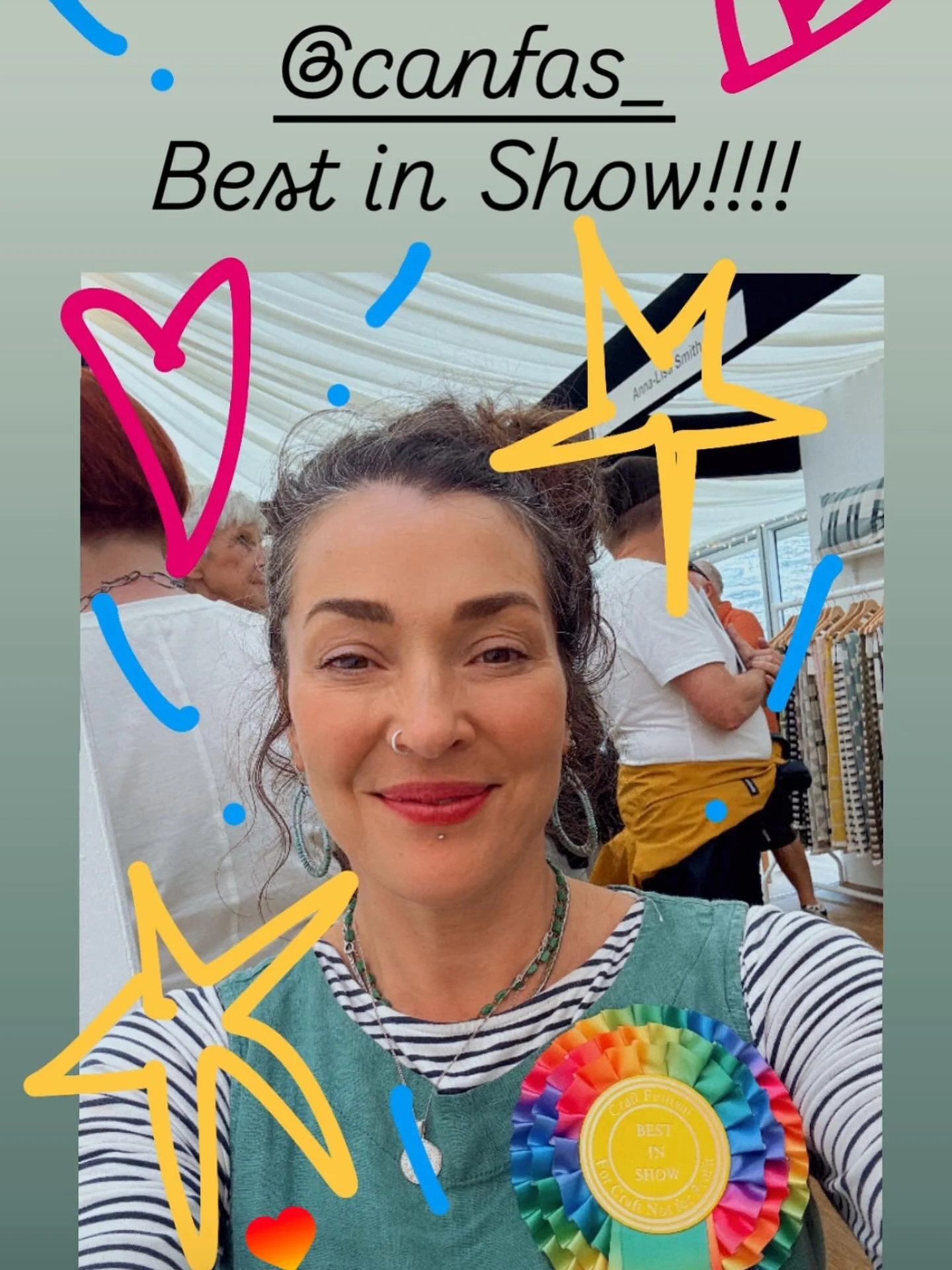 Completely delighted to have won @canfas_ Best in Show award @craftfestival which includes an exhibition at their gorgeous gallery 🙏🌟
Thank you so much :)))