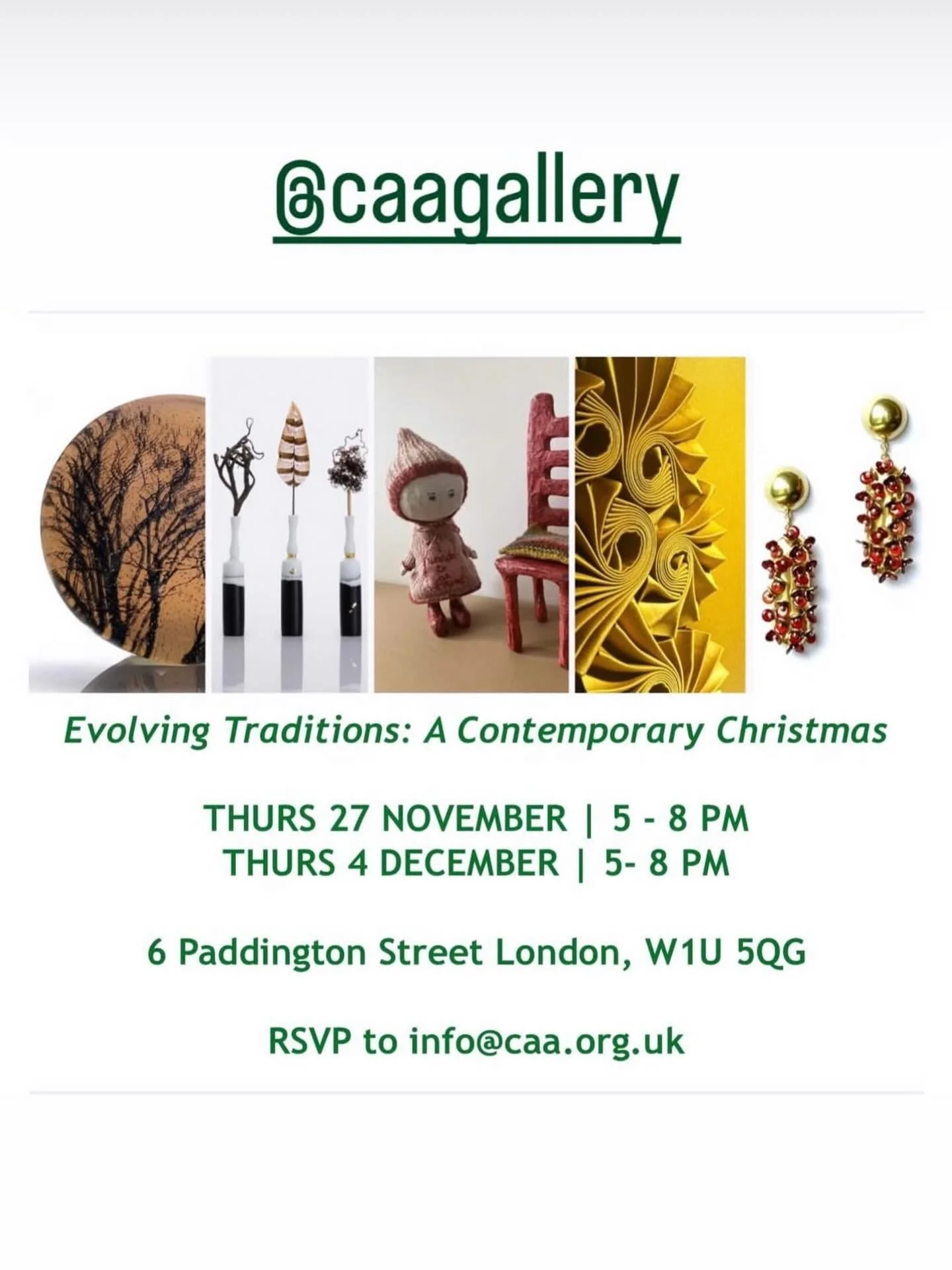 Delighted to be part of @caagallery s Christmas show 
🎄🫶🌟🌟🌟