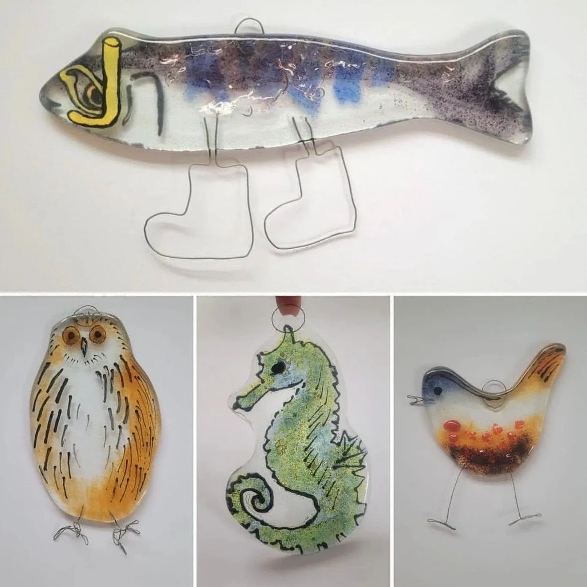 Next year I am going to run a number of 3 hour glass workshops from my home studio in Eryrys, Denbighshire. You can now get a gift voucher from my website which will allow the recipient to attend their chosen one. The workshops will include a number 