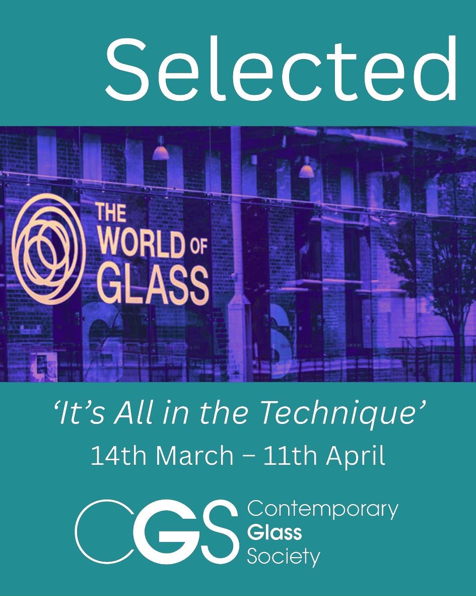 Honoured to have been chosen for this fabulous Contemporary Glass Society exhibition in St.Helens opening soon. with my new work 'Scintillation'
@contemporaryglasssociety @theworldofglasssthelens