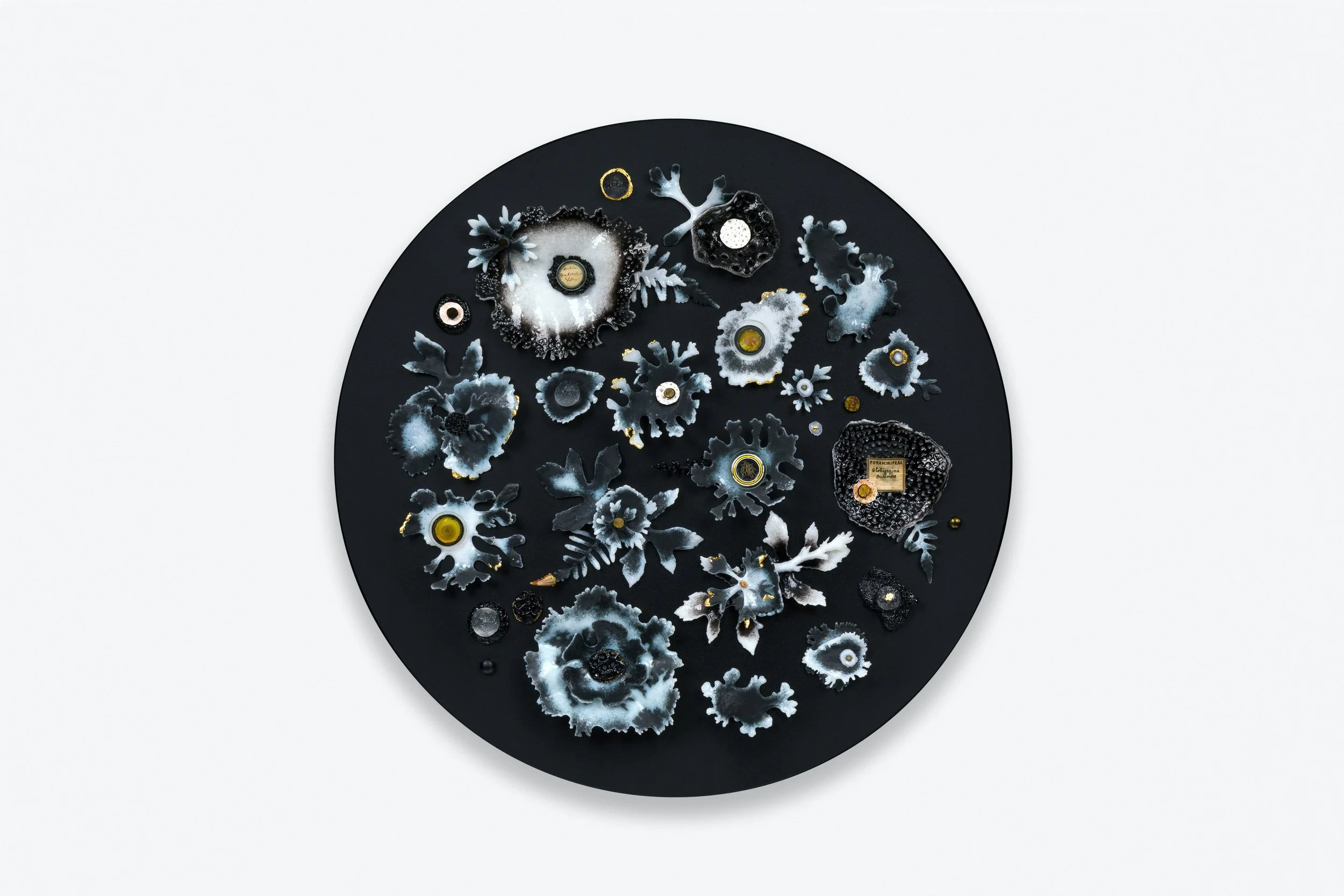 Verity Pulford Dark Treasures Wallpiece Pate de verre glass.jpg