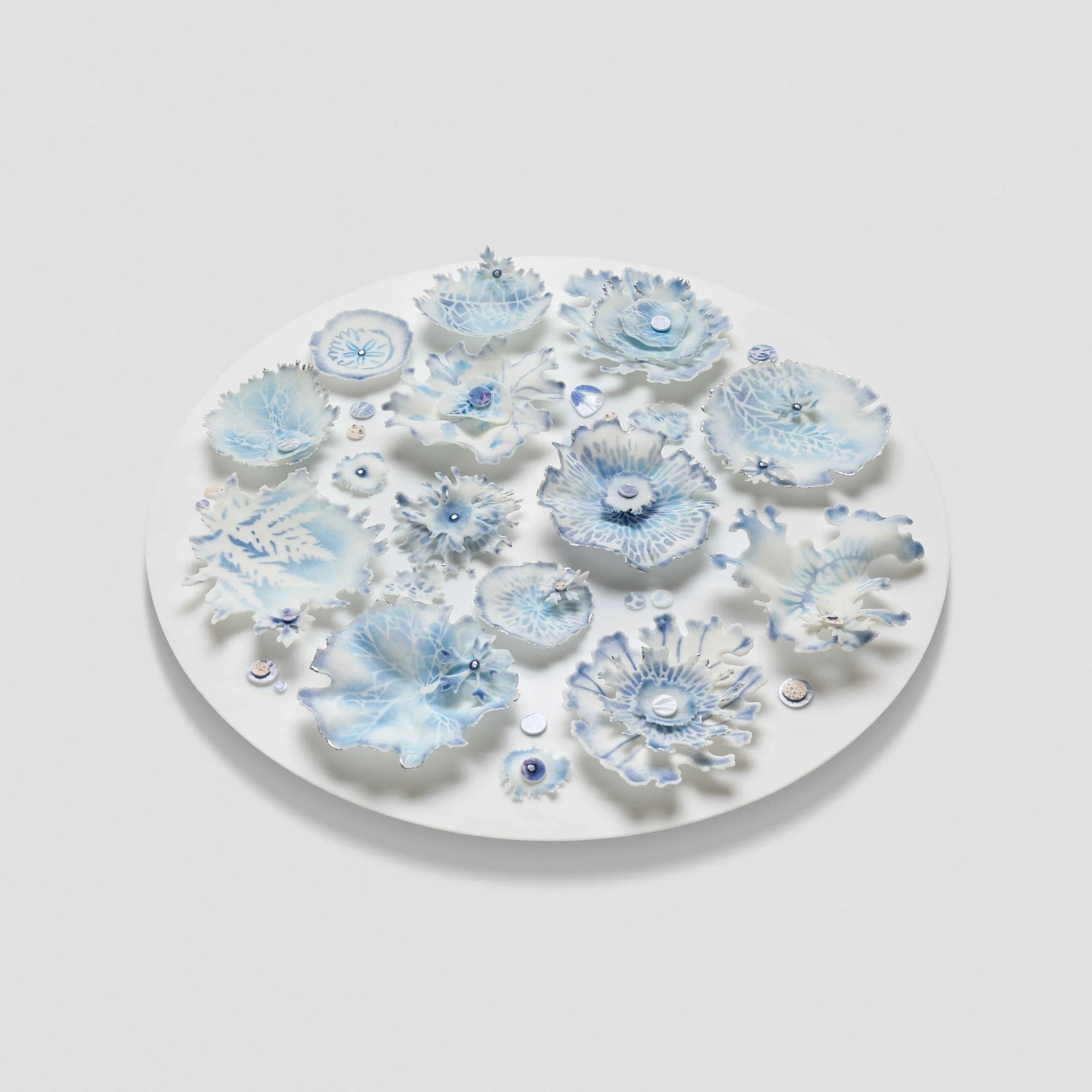 Sealight, Pate de verre Glass, 57cm dia