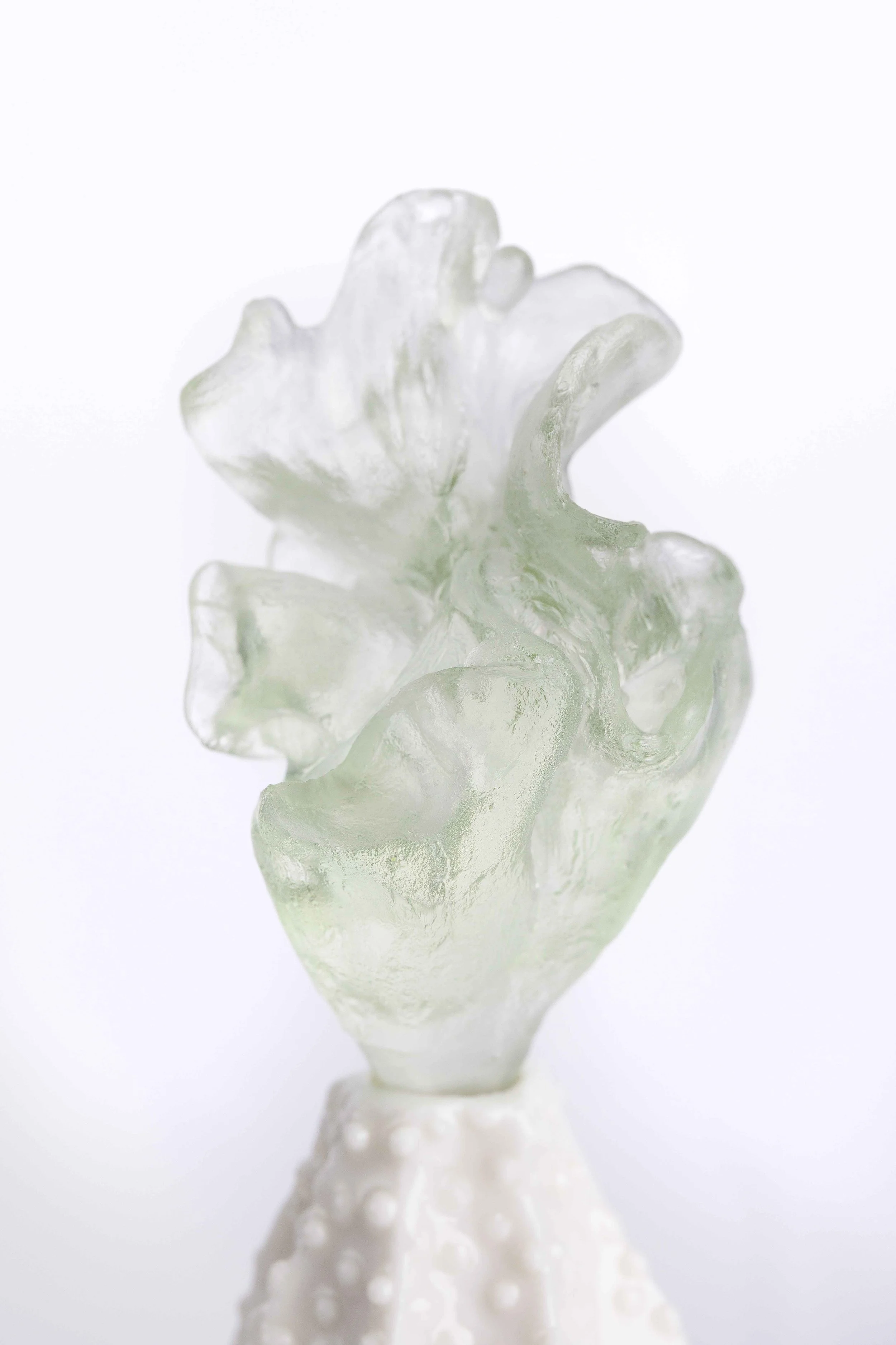 Porcelain Bottles with Cast Glass Stoppers