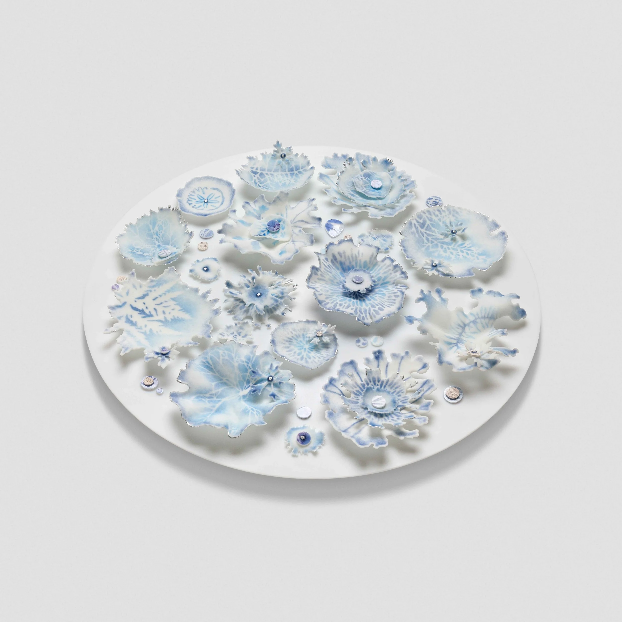 Sealight, Pate de verre Glass, 57cm dia