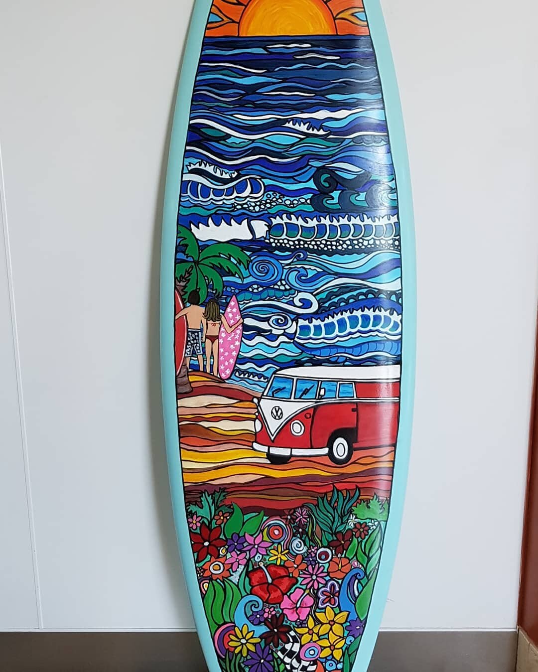 New surfboard for rhe Noosa Surf Art Expo on this weekend