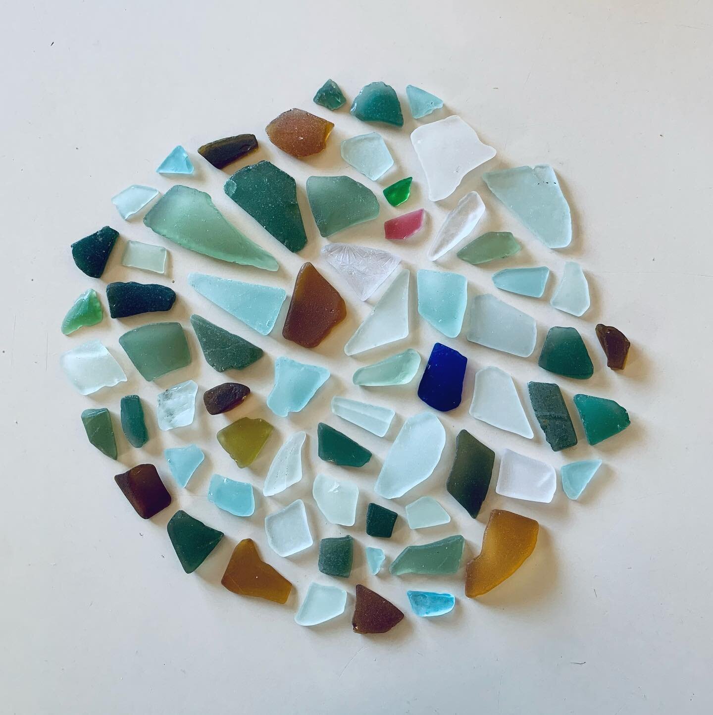 Ariel was a mermaid
and a hoarder
And so am I it seems
My home is filled with treasures
gifted by the sea
Shells and tumbled sea glass
line my window sills
Walking the shore in search of them
helps my mind to be still
Pieces of broken dinner plate
ro