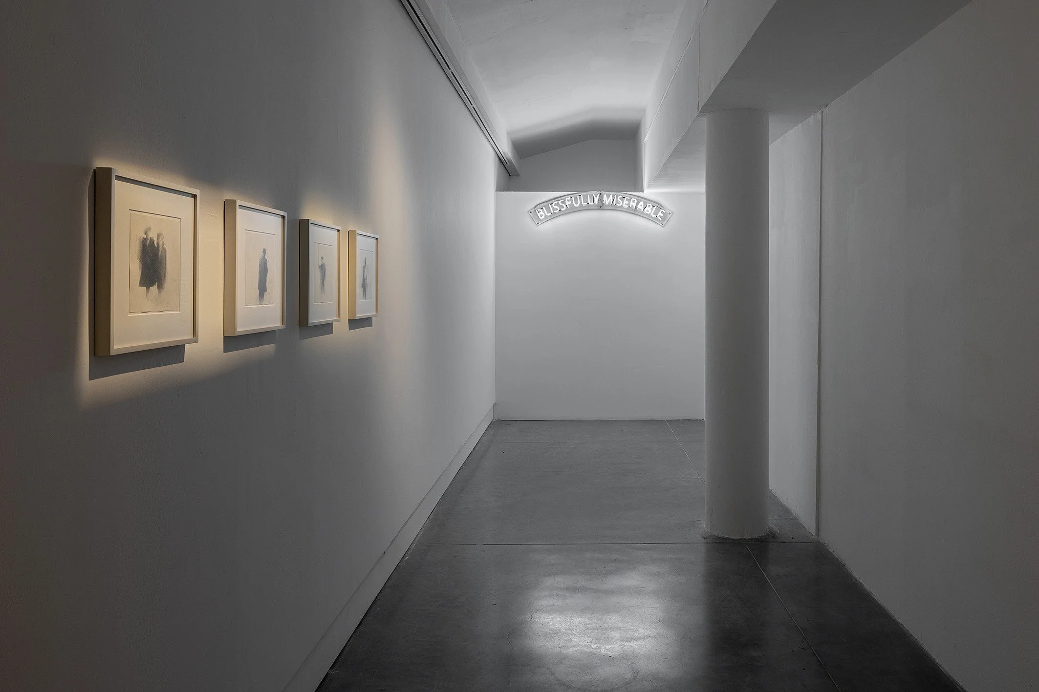 Eldar Farber and Gideon Rubin at the Petach Tikva Museum of Art.