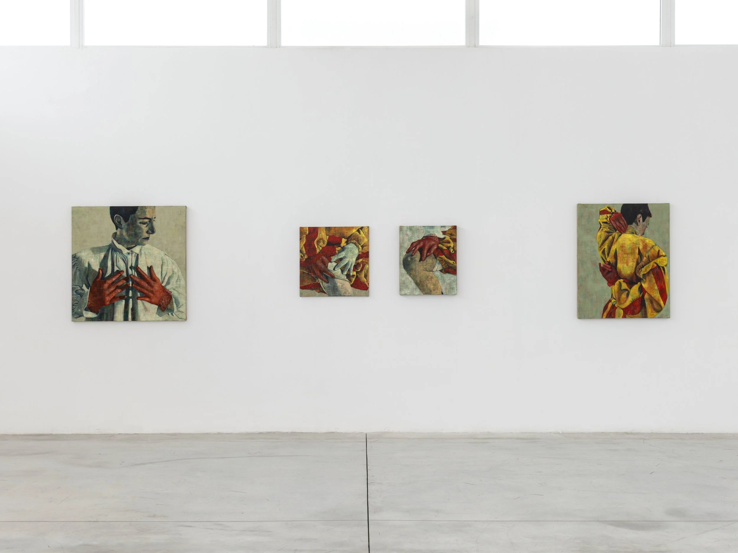 Installation view, The Fold, Alon Segev Gallery, 2025. Photo: Elad Sarig