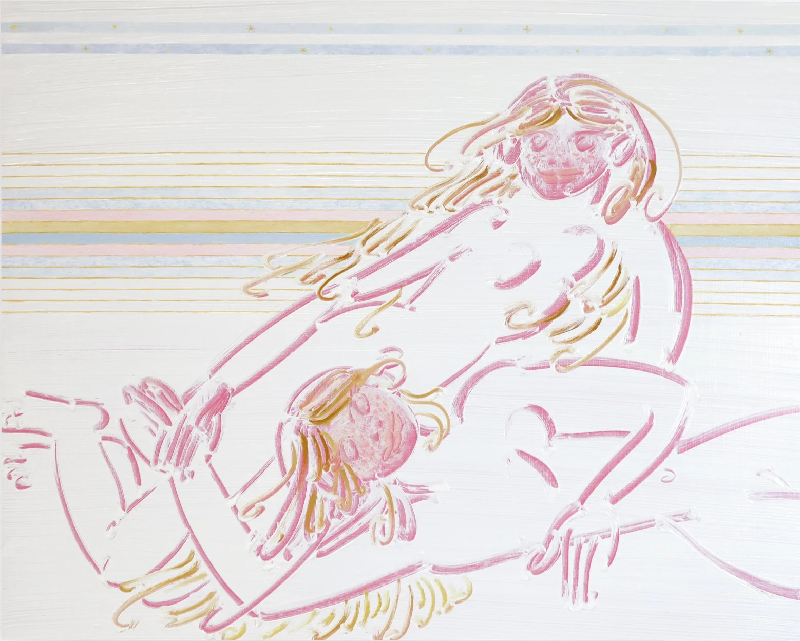 Gal Schindler, Soft Spot, 2026, oil on wood, 41 x 51 cm, 16 1/8 x 20 1/8 inches