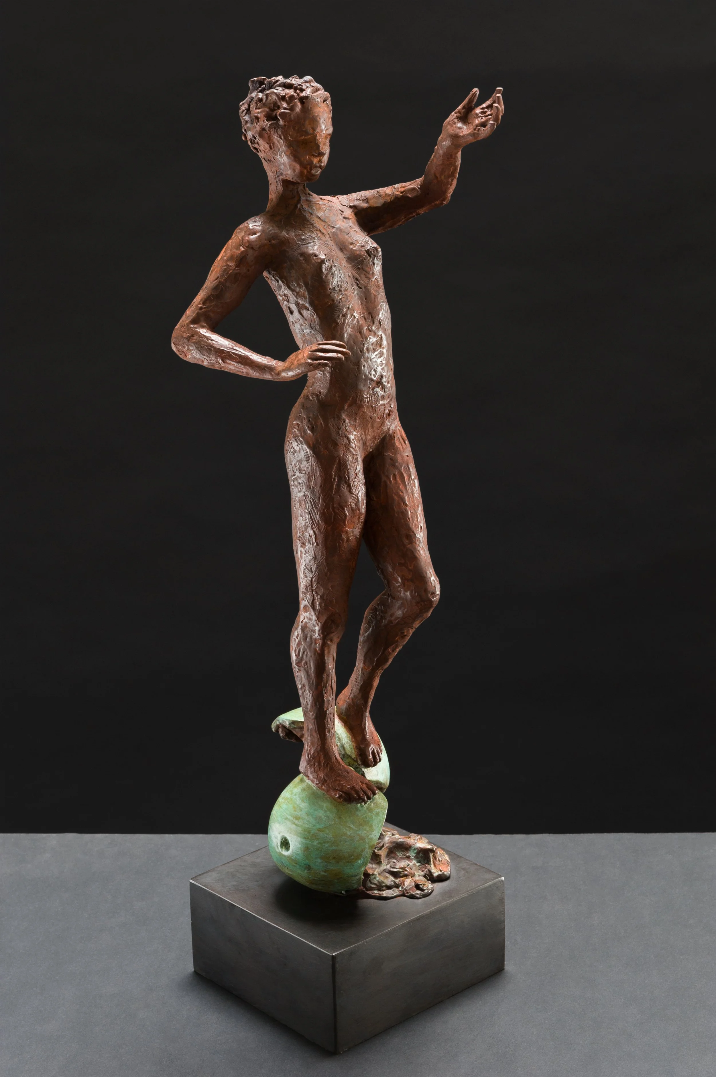 Sigalit Landau, Jipthch's Daughter, 2013, bronze, 65 x 20 x 24 cm, 25 5/8 x 7 7/8 x 9 1/2 inches