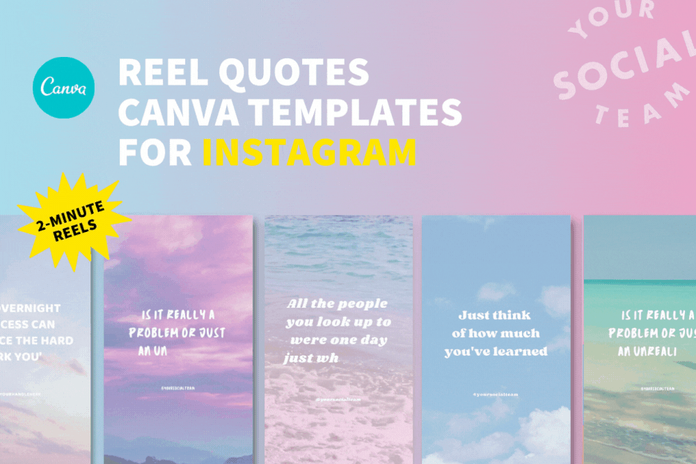 5 Unique Ways to Animate Text in Canva to Make Your Instagram Posts Stop  the Scroll — Your Template Club