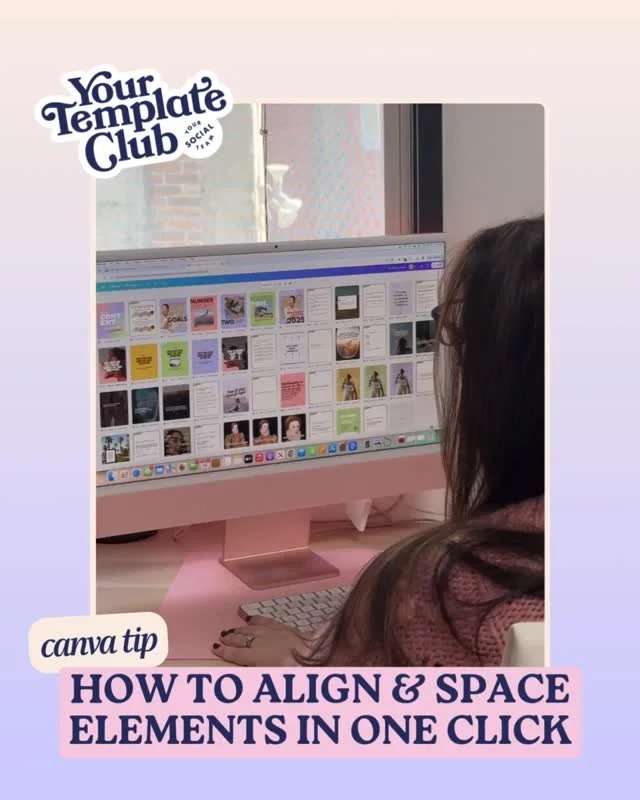 CANVA DESIGN TIP ✨ you don't have to align and spaced everything manually in @canva! Use this simple design trick to make sure your elements are spaced evenly!⁠
⁠
#canva #canvatips #canvatricks #canvahacks #canvatipsandtricks #canvaideas #canvadesign