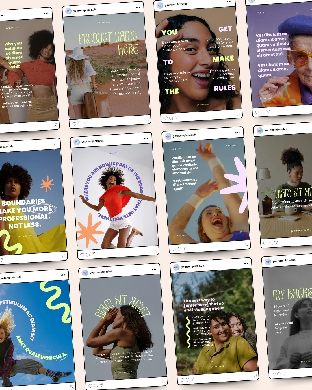 COMMENT &ldquo;CLURB&rdquo; 👉 and get access to these Canva templates plus 3,000+ other designs!⁠
⁠
Once you join @yourtemplateclub you can find these in the Instagram Feed Posts section, and these are the Photos With Text Overlay pack!