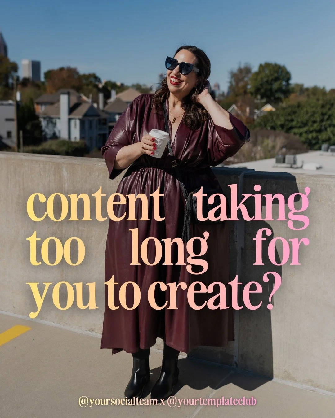 You don&rsquo;t need a new year, new you. You need fewer decisions when it&rsquo;s time to post.⁠
⁠
Join Your Template Club and make content the easiest part of your business this year⁠
⁠
25% off now through January 16th! Comment &ldquo;CLURB&rdquo; 